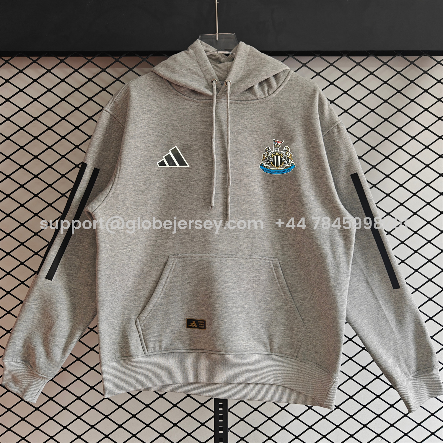 AlphaJersey-Newcastle United 25-26 Home Unisex Pullover Hoodie