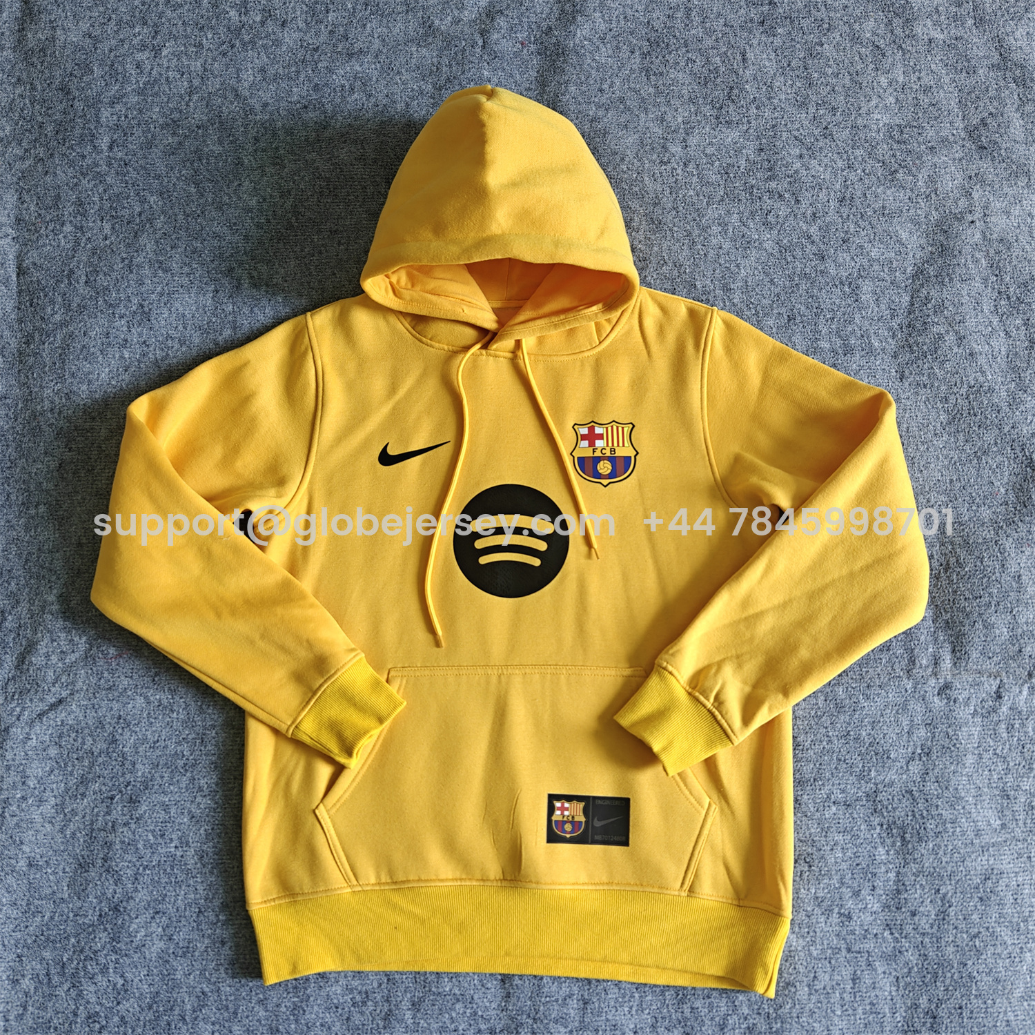 AlphaJersey-Barcelona 25-26 Big Logo Unisex Pullover Hoodie