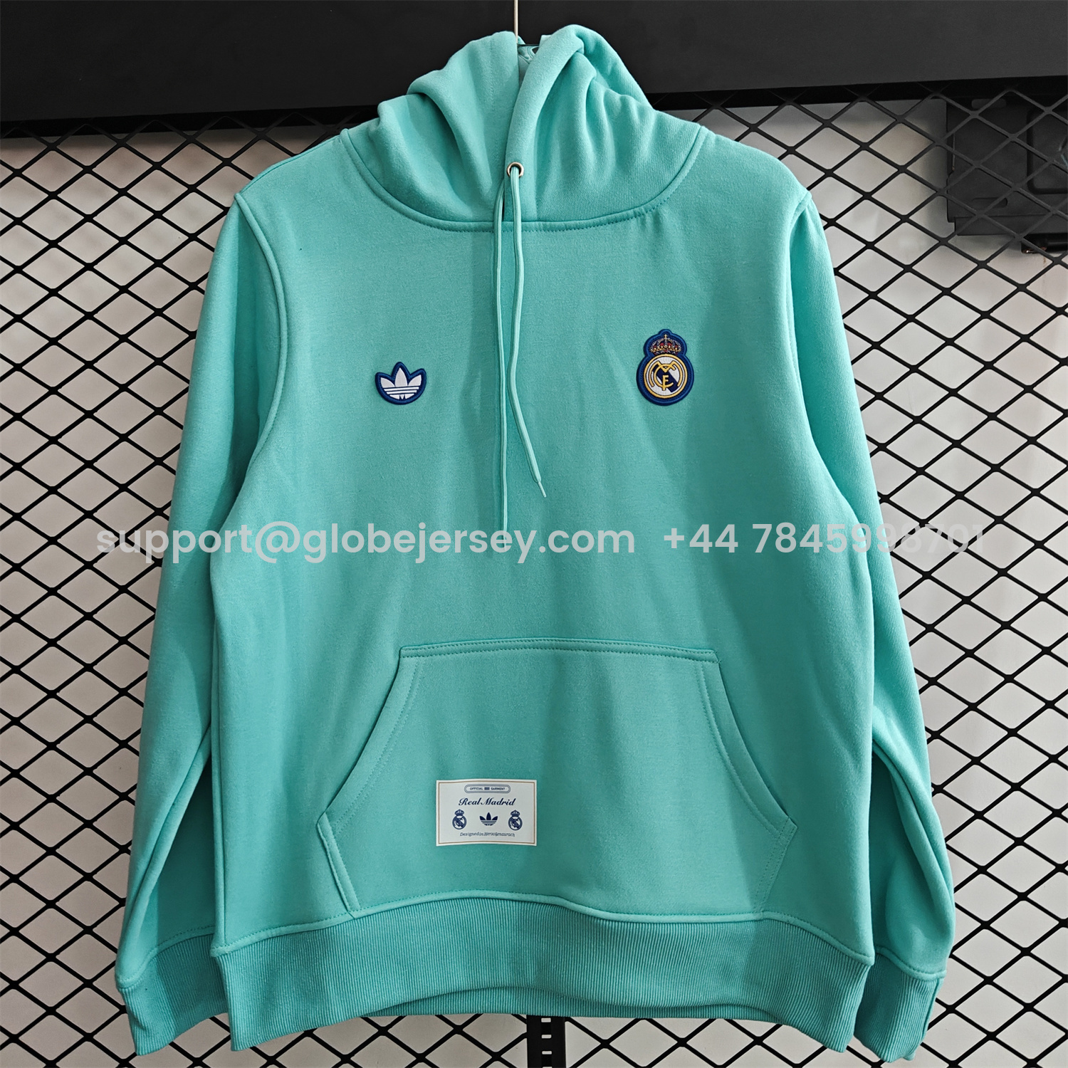AlphaJersey-Real Madrid 25-26 Originals Terrace Icon Unisex Pullover Hoodie