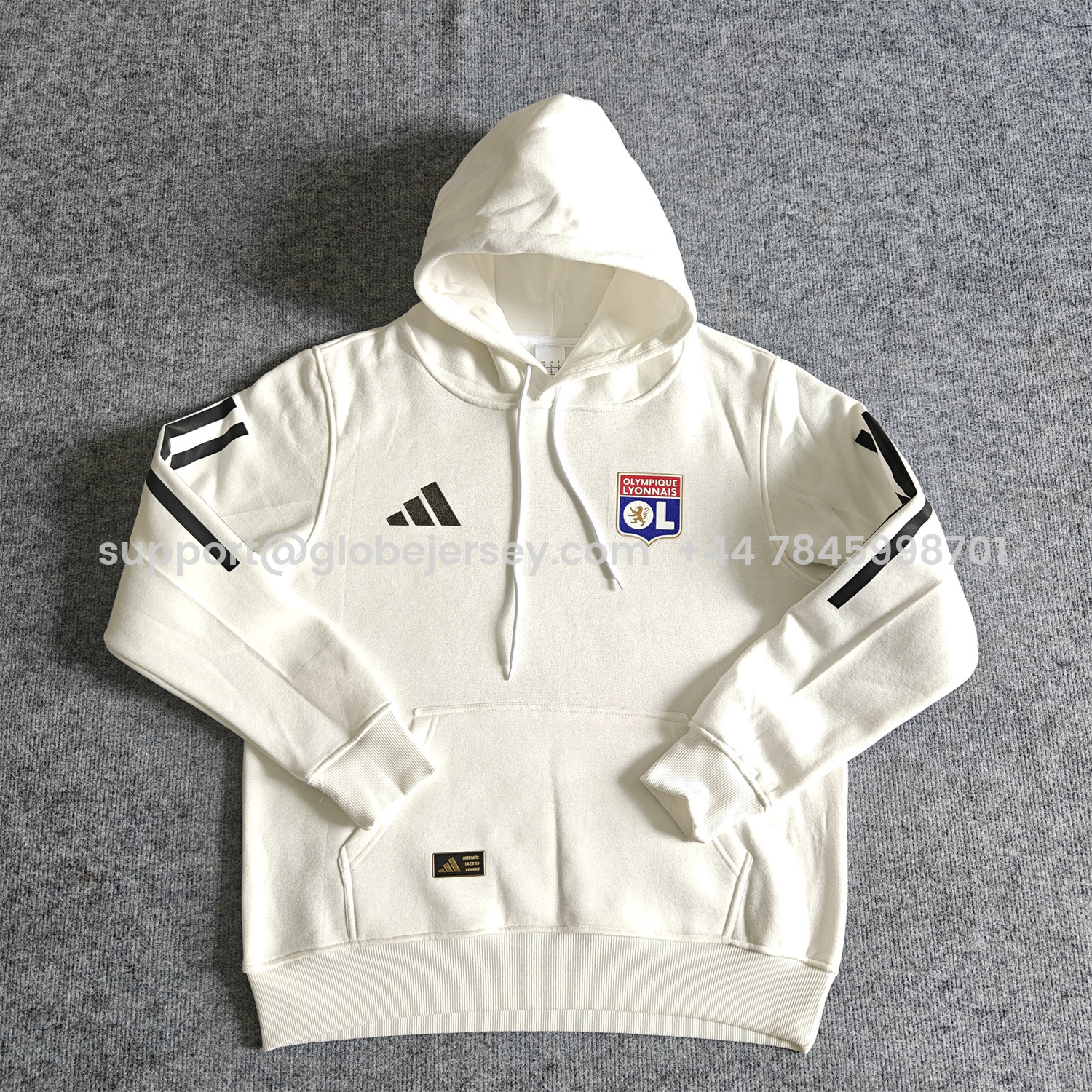 AlphaJersey-Lyon 25-26 Home Unisex Pullover Hoodie