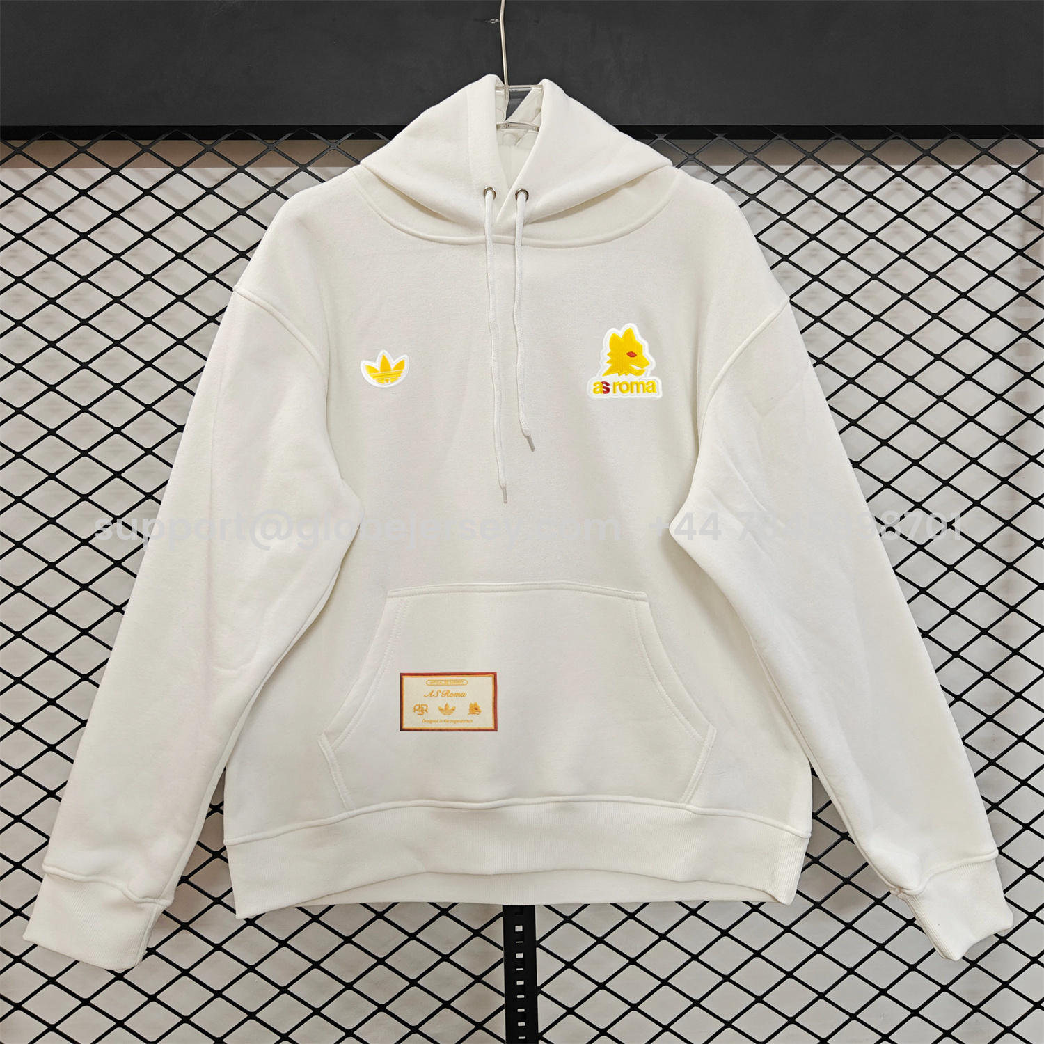 AlphaJersey-AS Roma 25-26 Originals Terrace Icon Unisex Pullover Hoodie