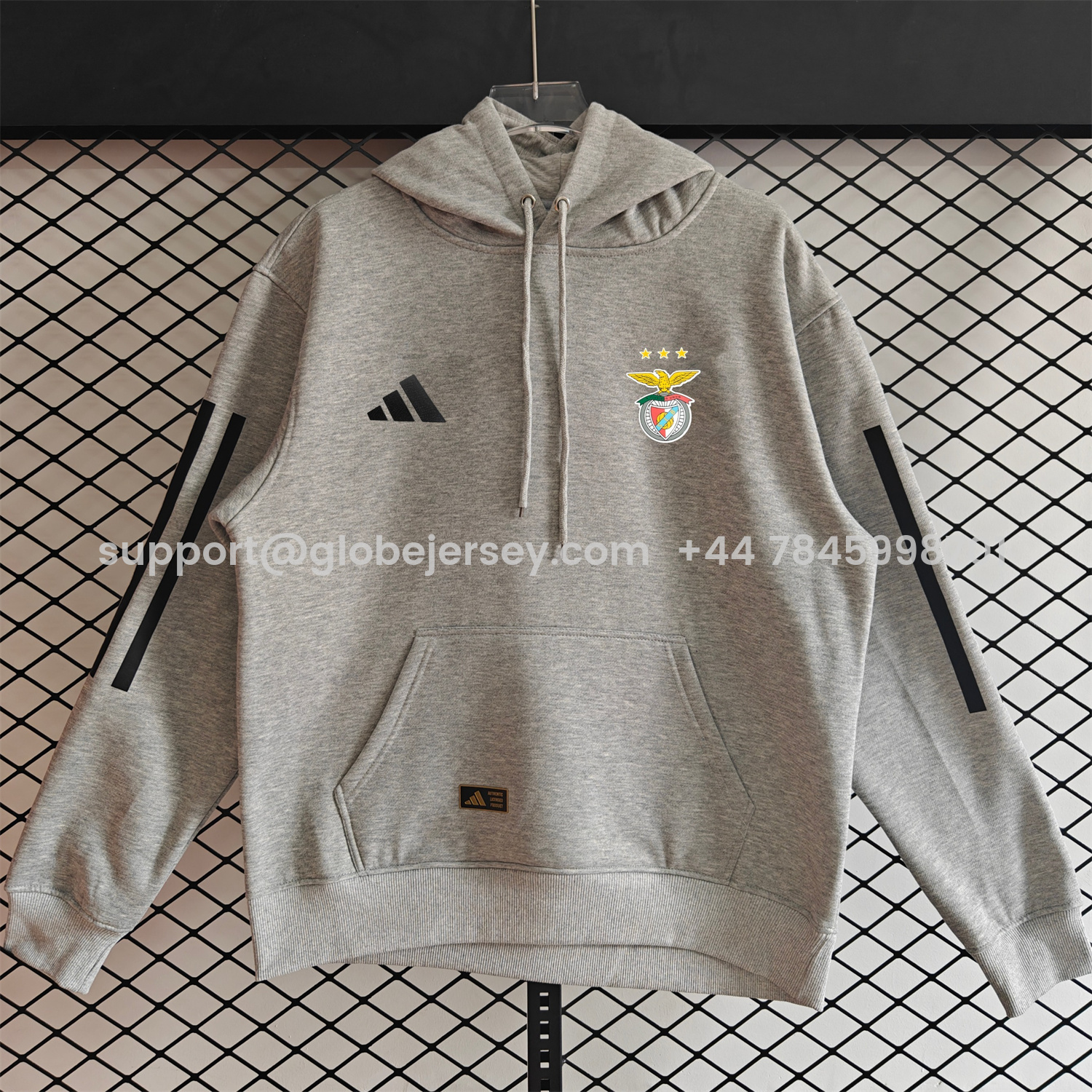 AlphaJersey-Benfica 25-26 Home Unisex Pullover Hoodie
