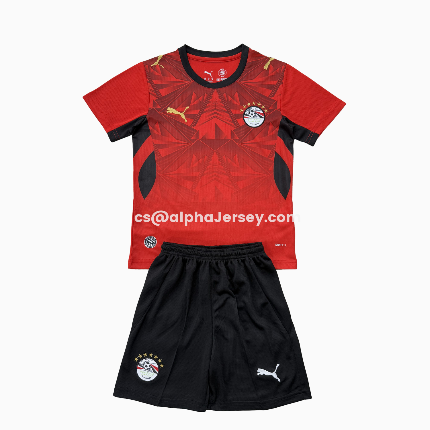 AJ-AlphaJersey-Egypt 2026 Home Men's Adult Jersey Set - Fans Version