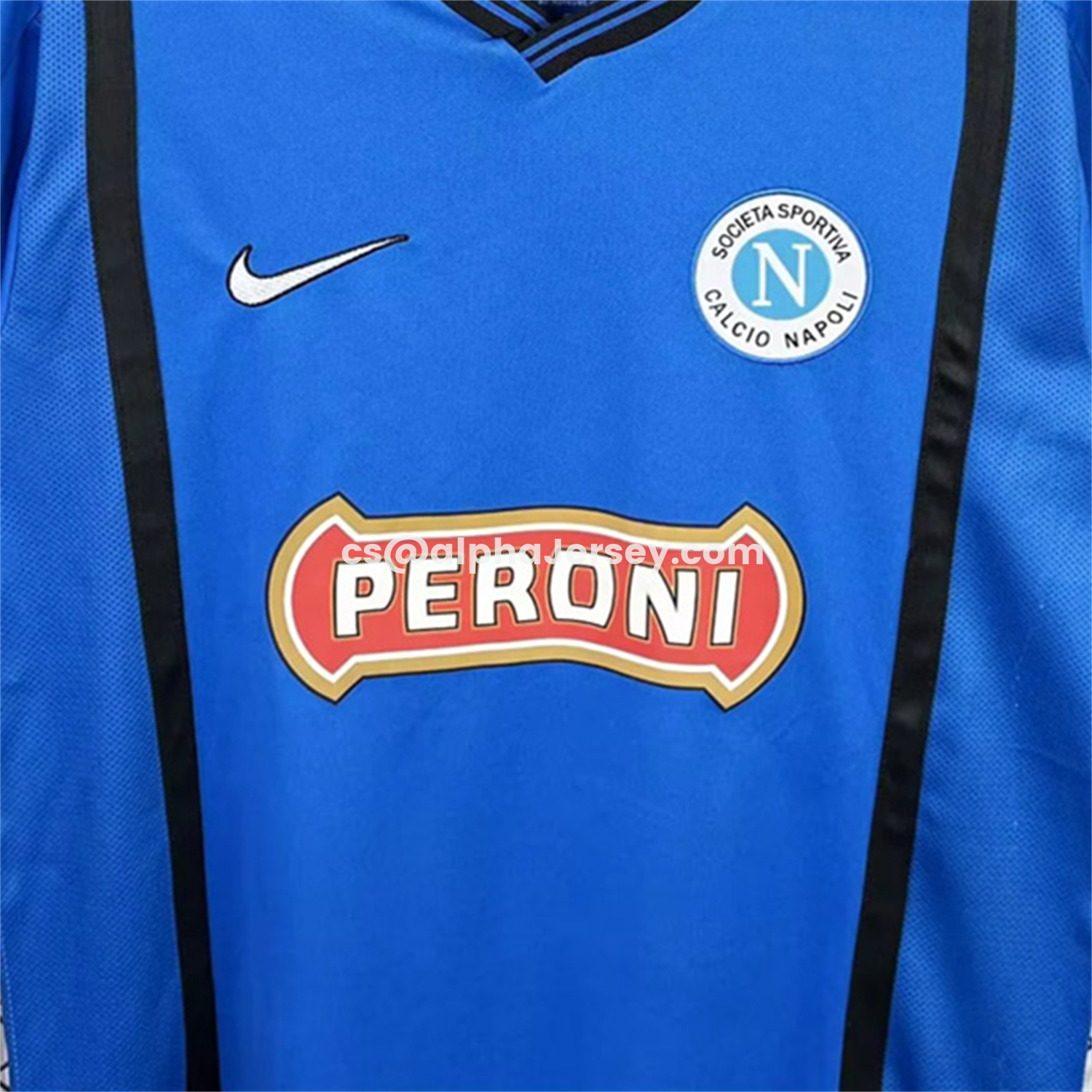 AJ-AlphaJersey-Retro Napoli 1999-00 Home Jersey - Fans Version