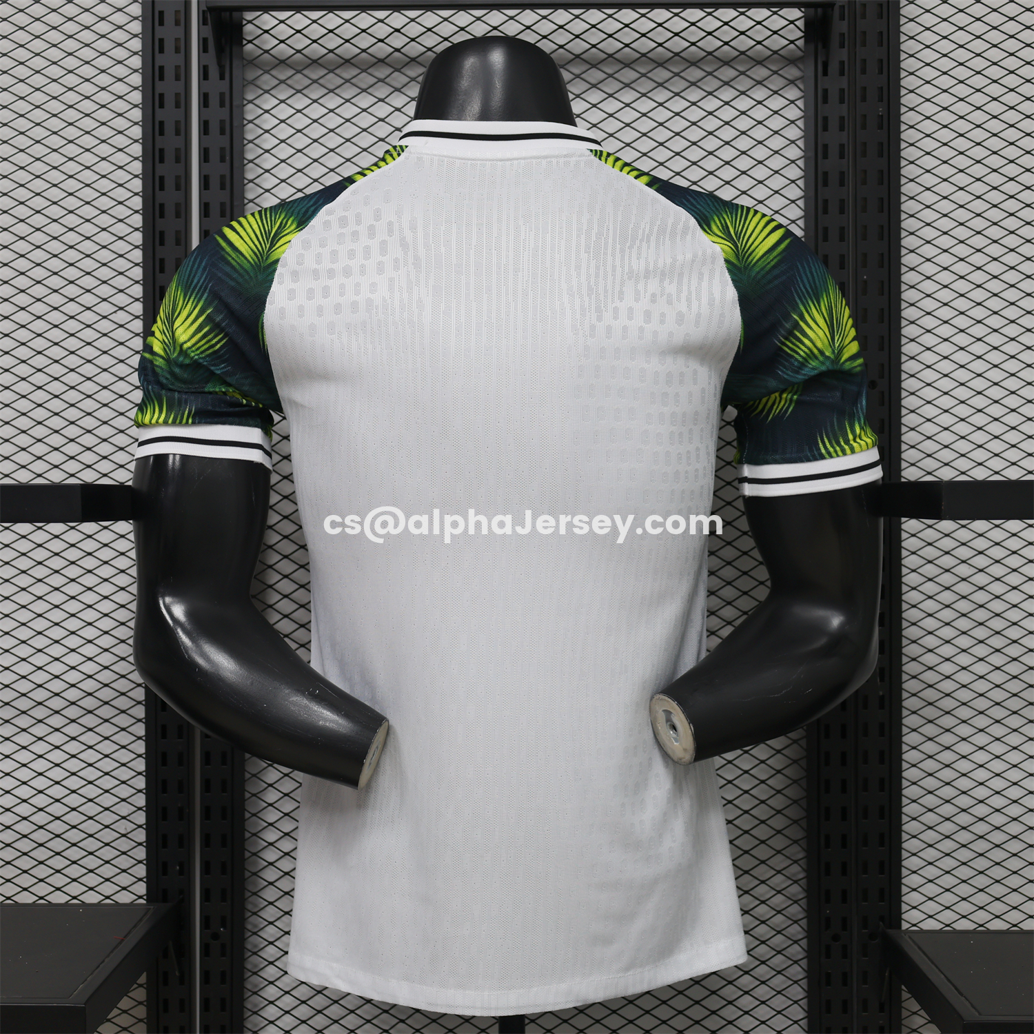 AJ-AlphaJersey-Mexico 2026 Palm Leaf White Special Jersey - Player Version