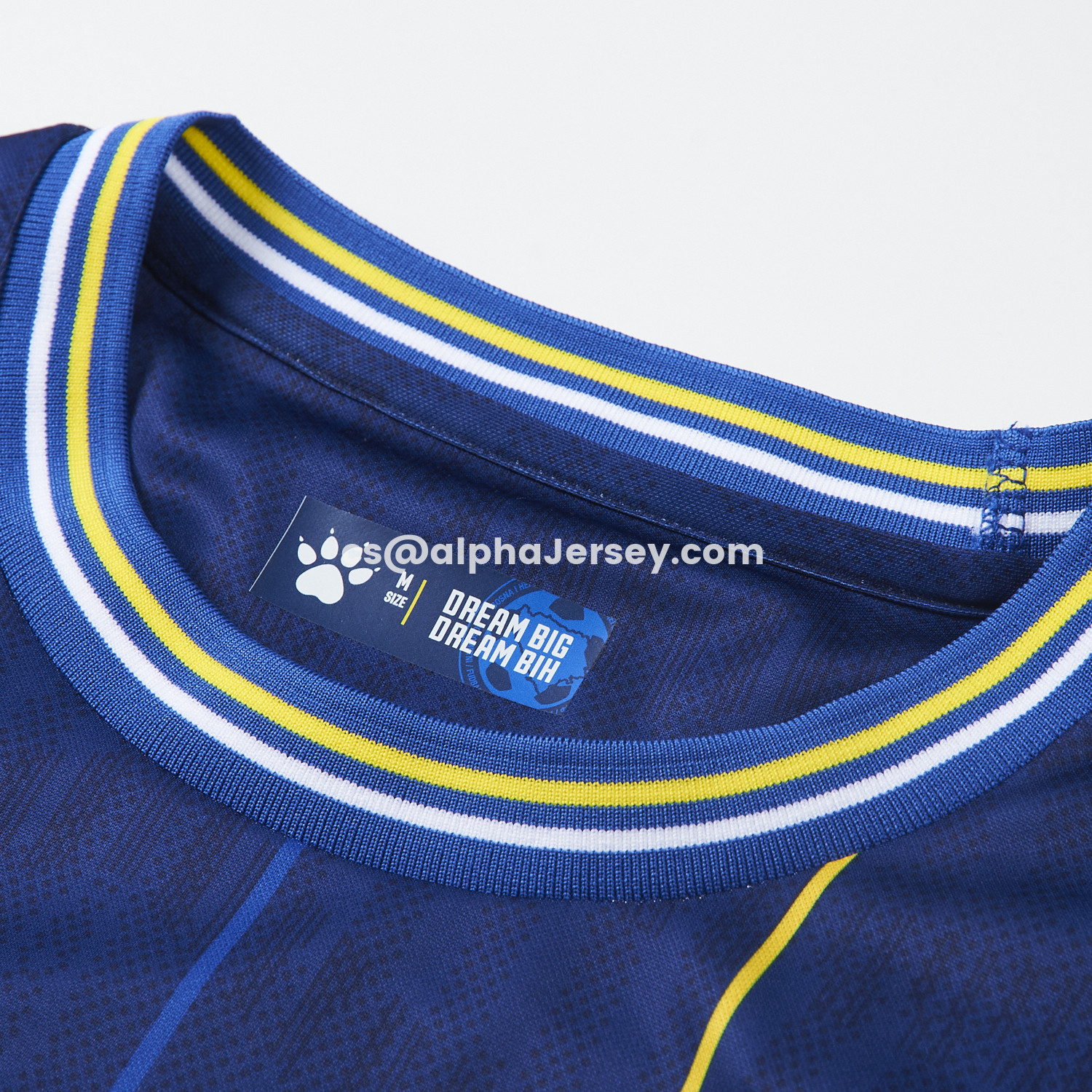 AJ-AlphaJersey-Bosnia and Herzegovina 2026 Home Blue Jersey - Fans Version
