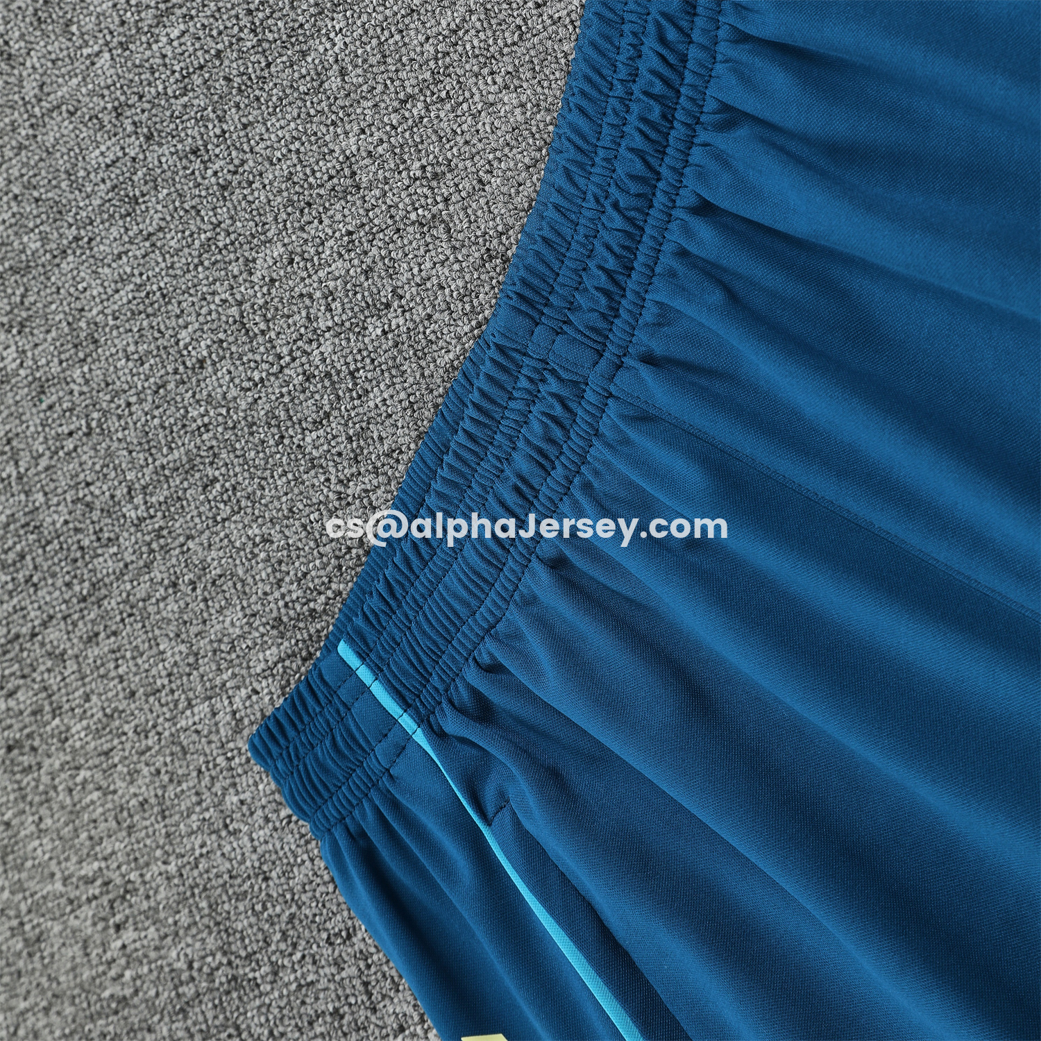 AJ-AlphaJersey-Club América 25-26 Short-Sleeve Training Set - Royal Blue With Light Blue Accents Top & Pants