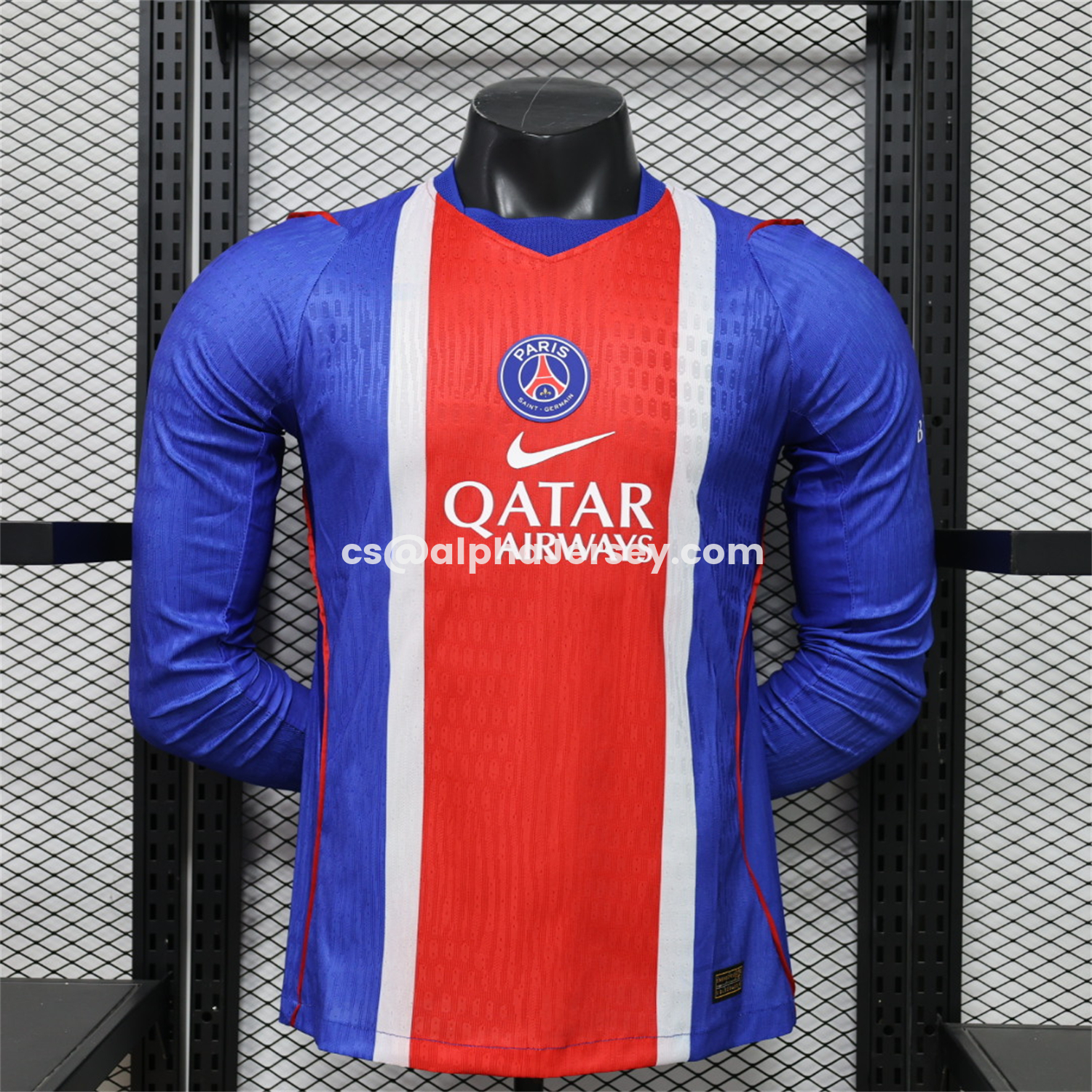 AJ-AlphaJersey-Paris Saint-Germain PSG 26-27 Home Long Sleeves Jersey - Player Version