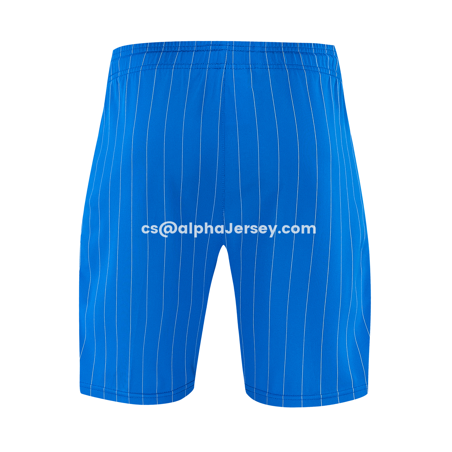 AJ-AlphaJersey-Real Madrid 25-26 Retro Style Vest Training Set - Blue With White Stripes Top & Pants