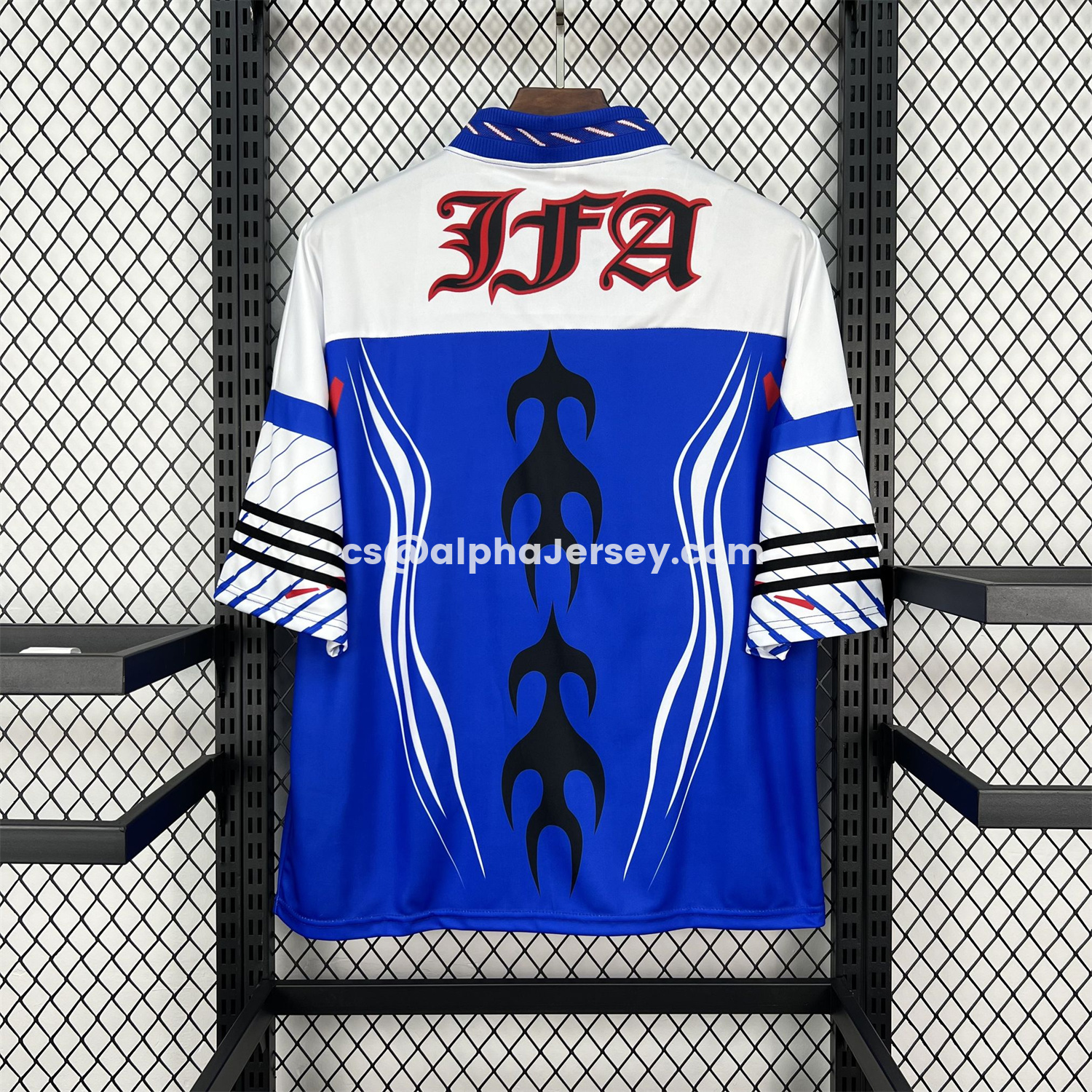 AJ-AlphaJersey-Japan 2026 Retro Style Blue Jersey - Fans Version