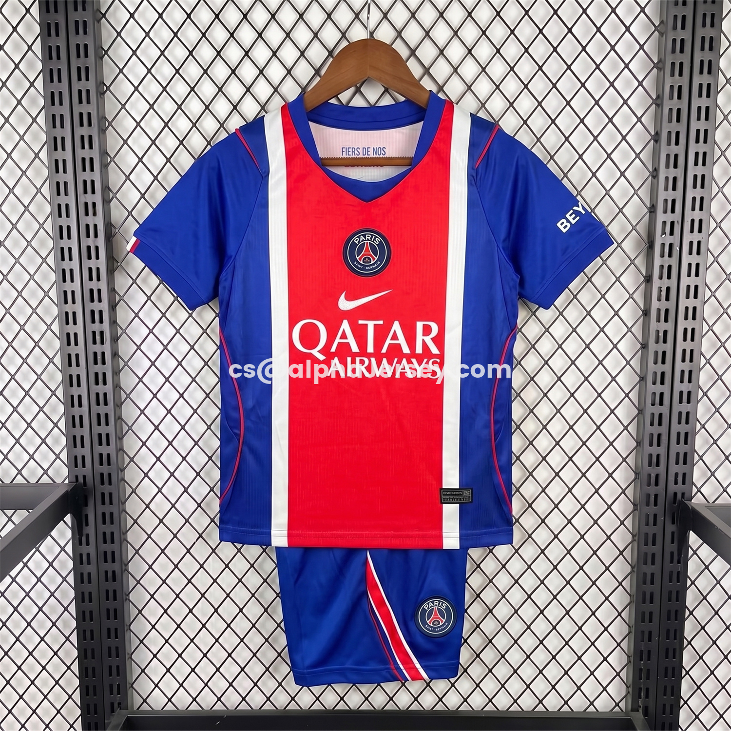 AJ-AlphaJersey-Paris Saint-Germain PSG 26-27 Home Kids Kit