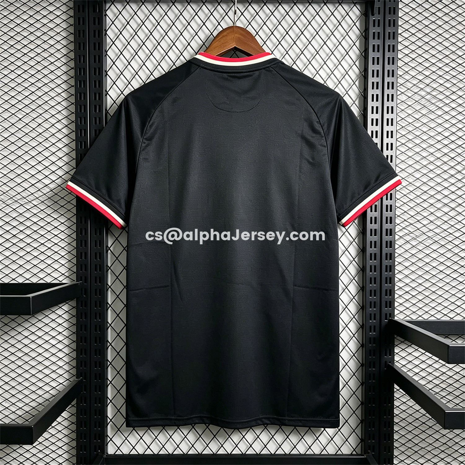 AJ-AlphaJersey-Portugal 2026 Black With Red And Green Special Jersey - Fans Version