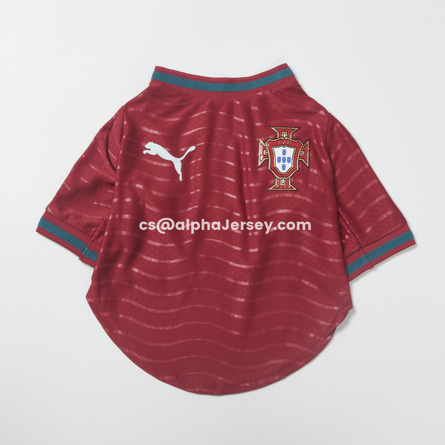 AJ-AlphaJersey-Portugal 2026 Home Pet Jersey - Player Version