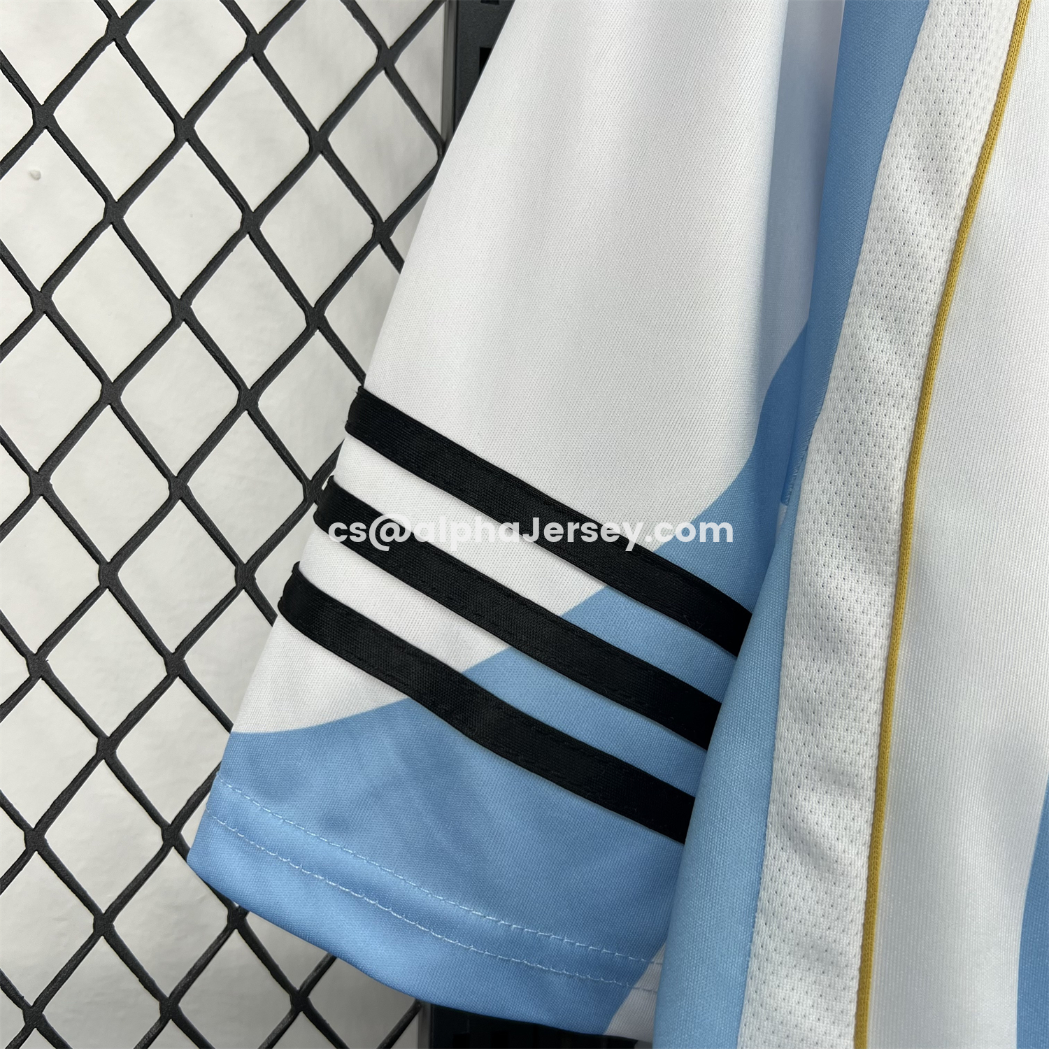 AJ-AlphaJersey-Argentina 2026 Hip-Hop Blue White Special Jersey - Fans Version