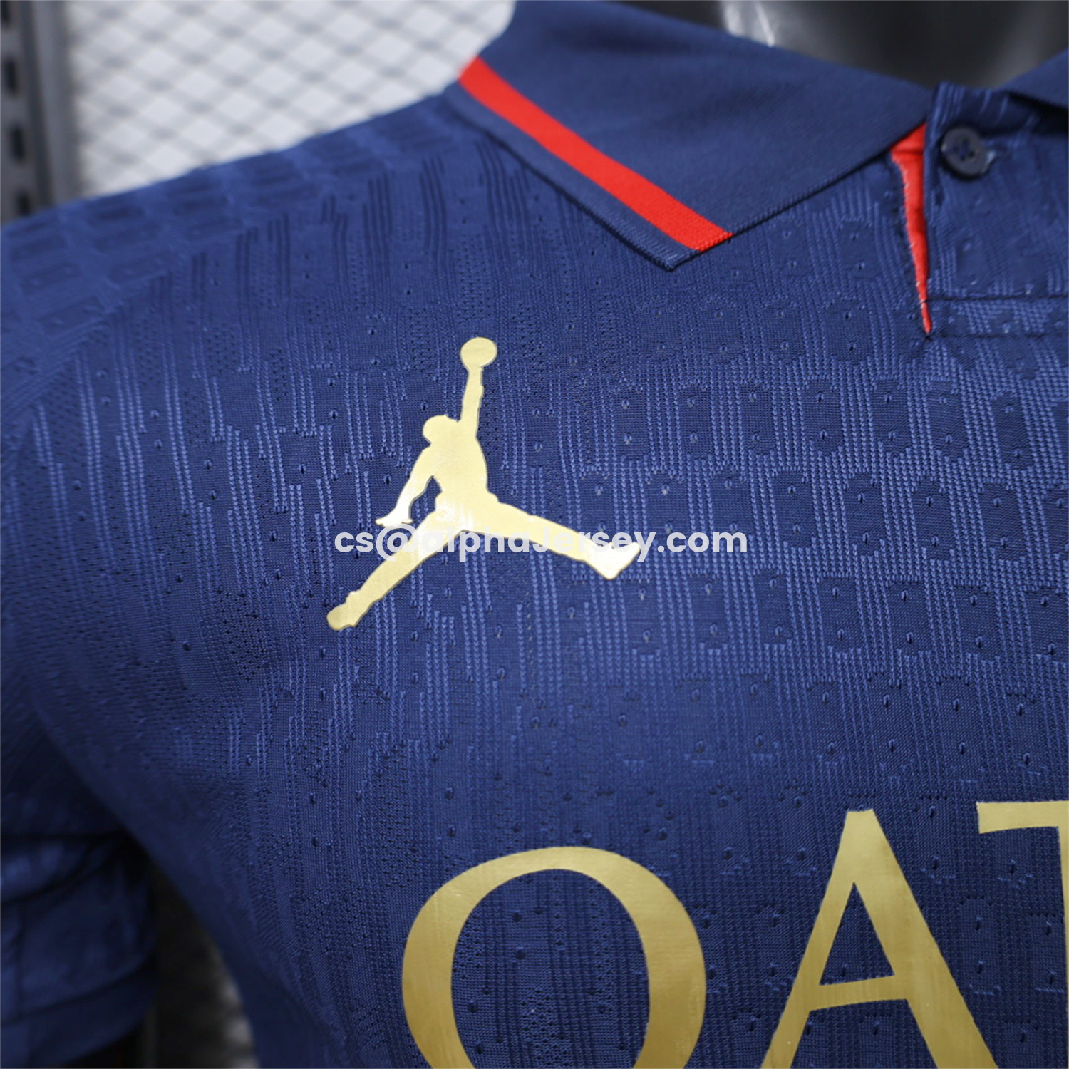 AJ-AlphaJersey-Paris Saint-Germain PSG 26-27 Retro Casual Style Blue Jersey - Player Version