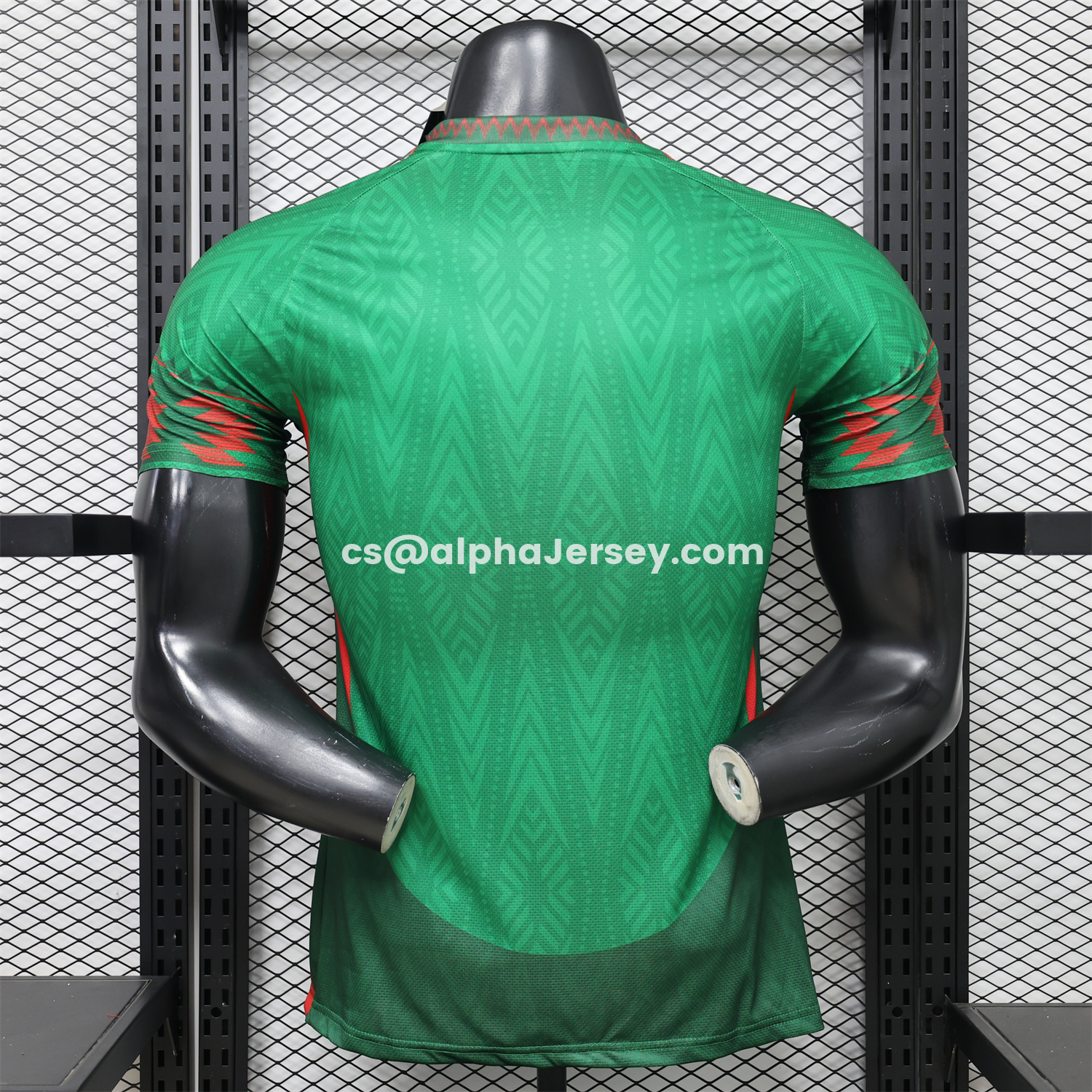 AJ-AlphaJersey-Mexico 2026 Aztec Sun Stone Green Special Jersey - Player Version