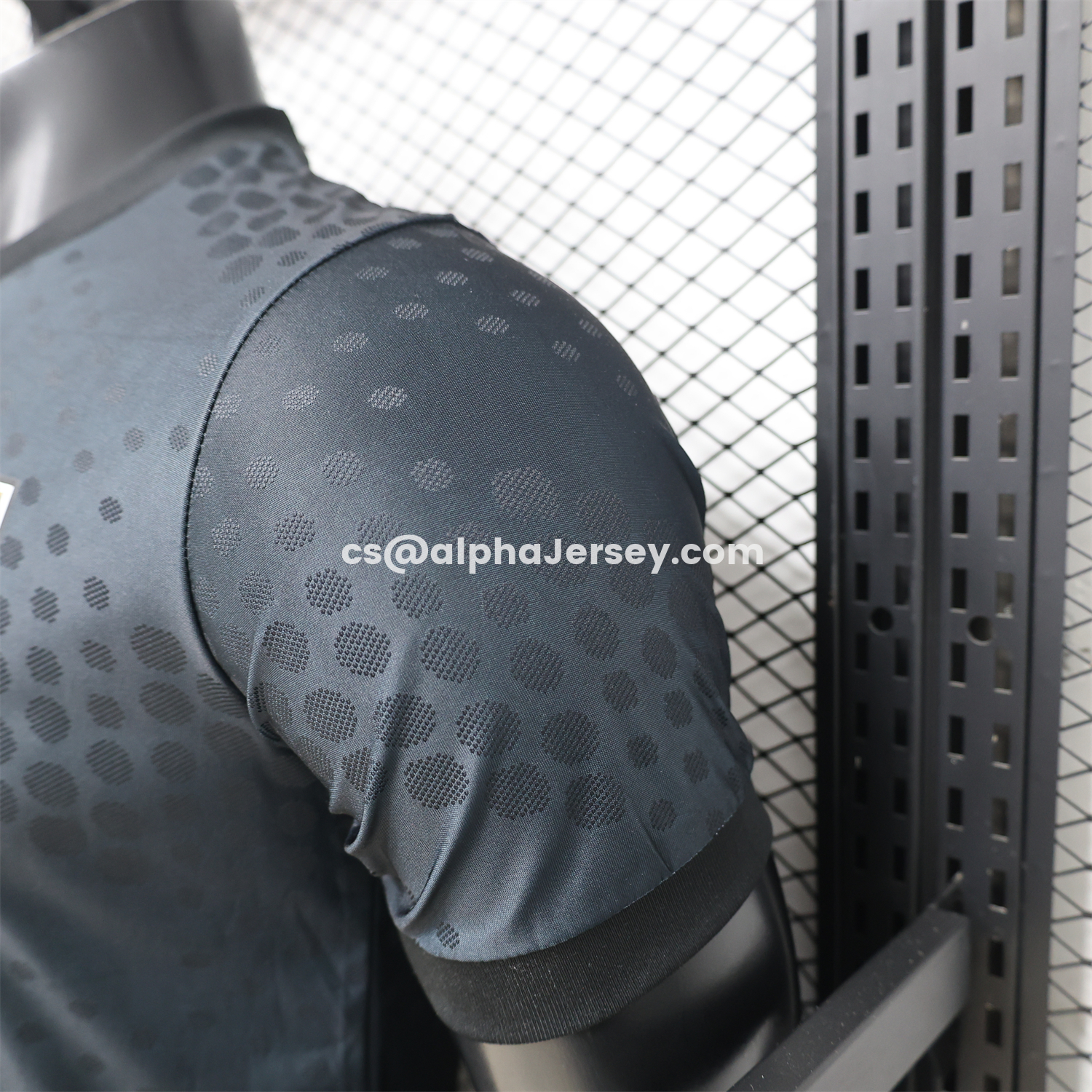 AJ-AlphaJersey-South Korea 26-27 Casual Style Black Jersey - Player Version