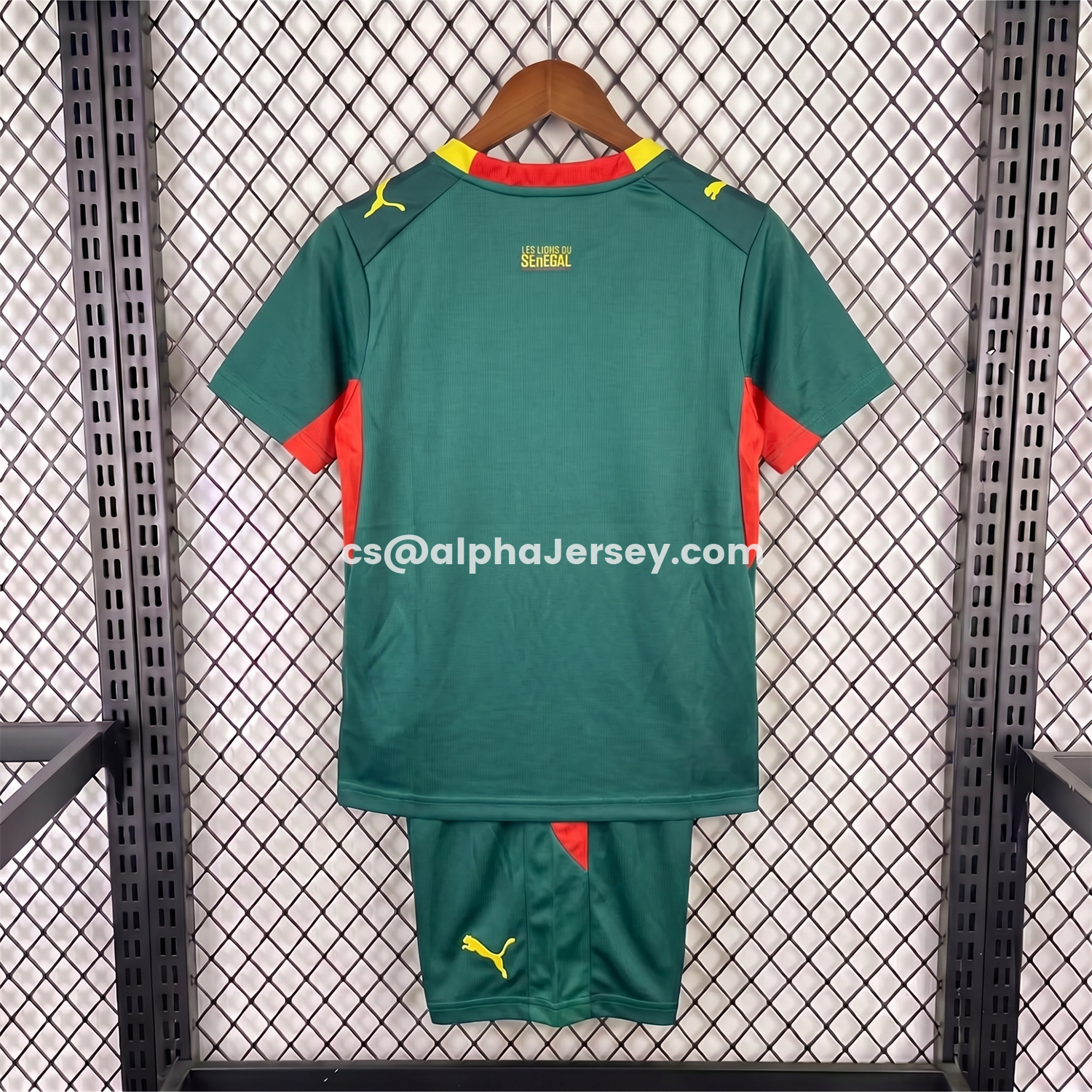 AJ-AlphaJersey-Senegal 2026 Home Kids Kit