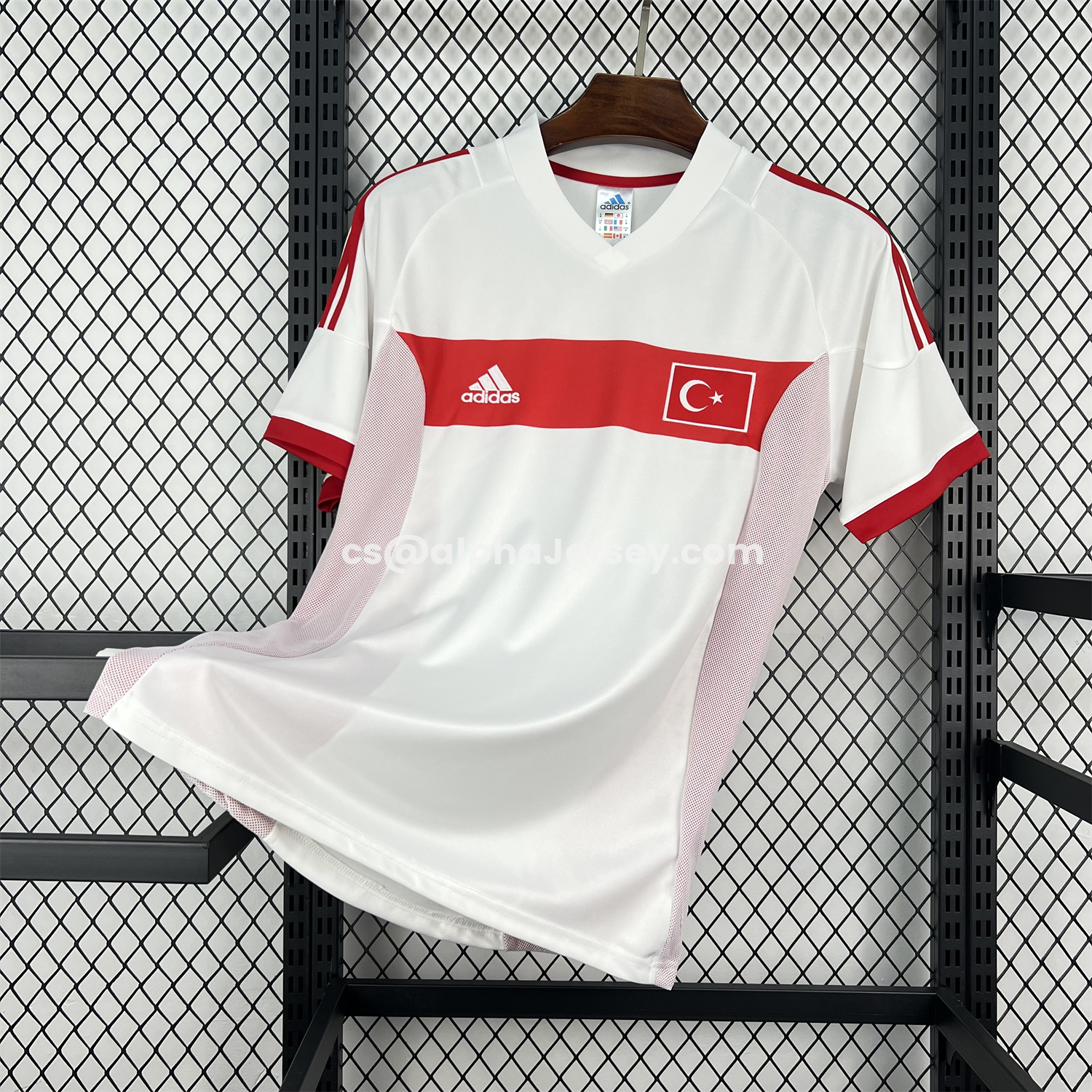AJ-AlphaJersey-Retro Turkey 2002 Away Jersey - Fans Version