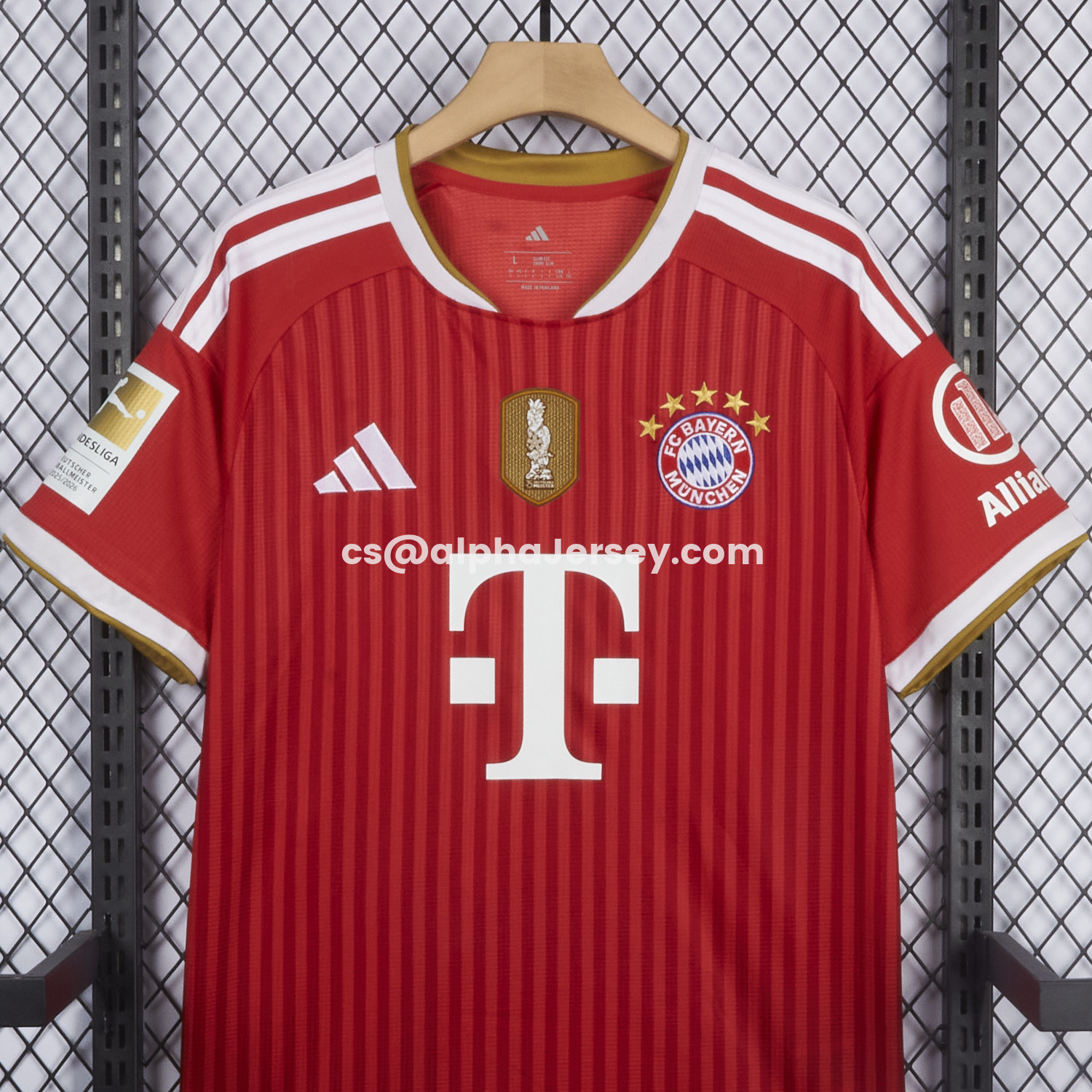 AJ-AlphaJersey-Bayern Munich 26-27 Home Red Jersey - Fans Version