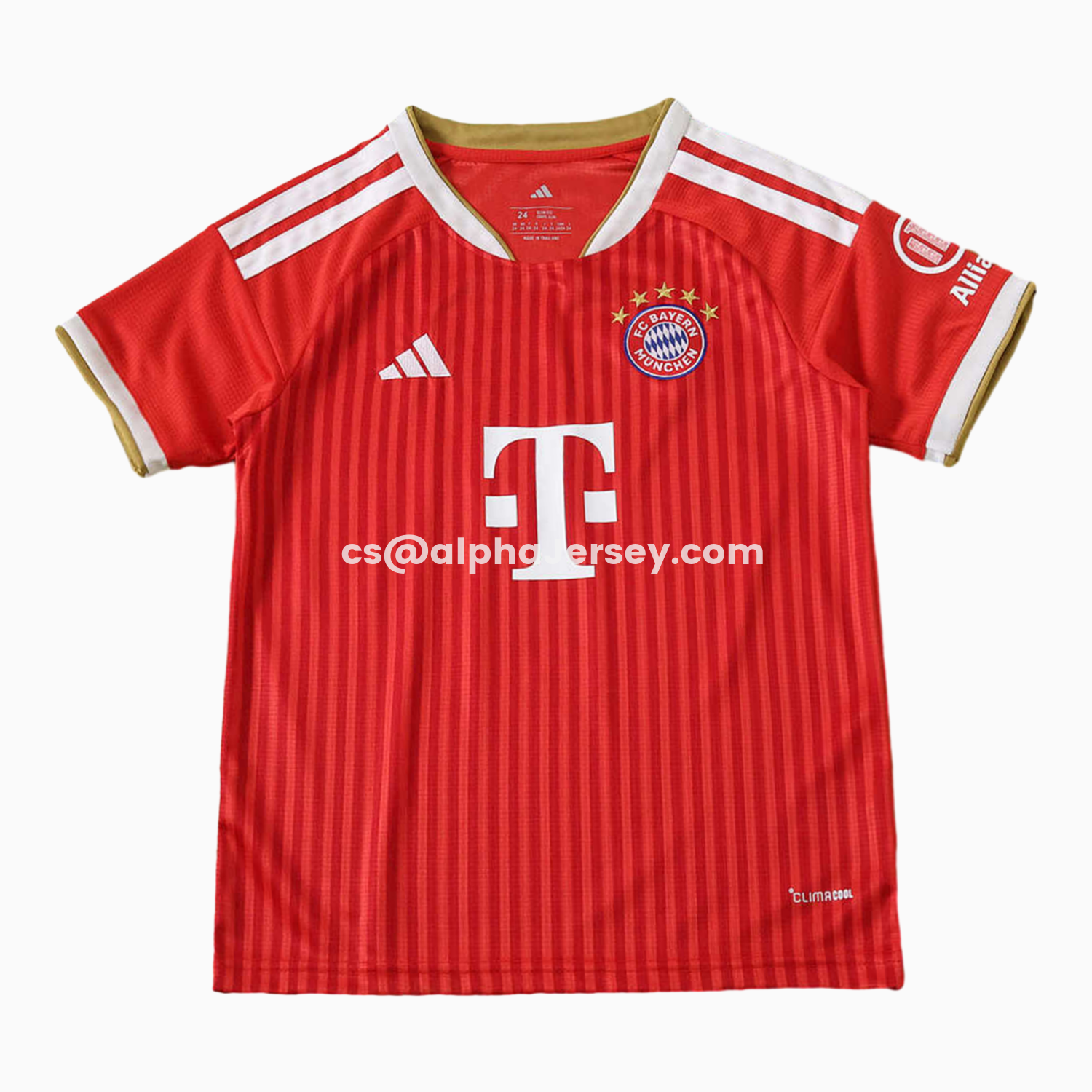 AJ-AlphaJersey-Bayern Munich 26-27 Home Kids Kit
