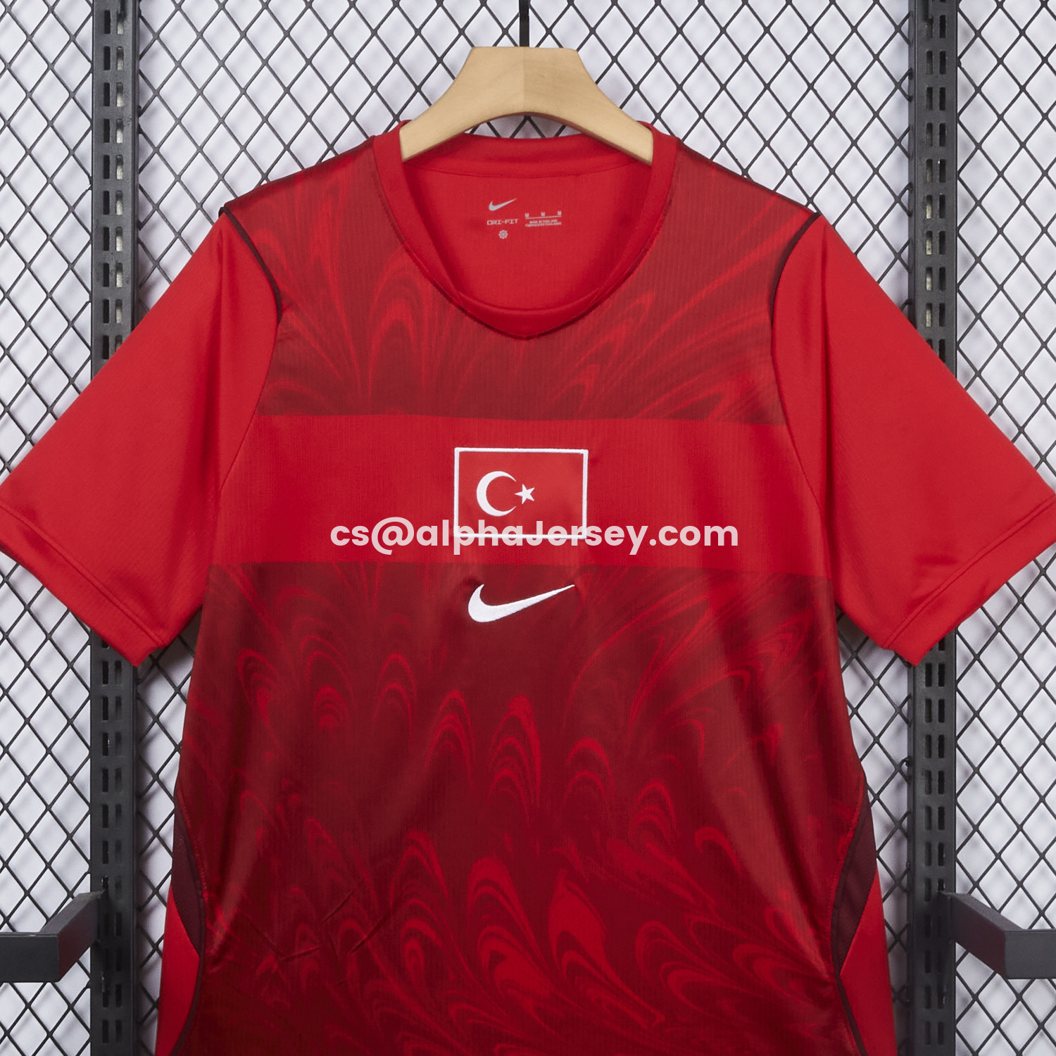 AJ-AlphaJersey-Turkey 2026 Home Red Jersey - Fans Version