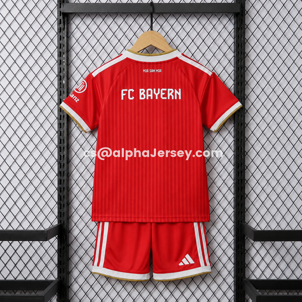 AJ-AlphaJersey-Bayern Munich 26-27 Home Kids Kit