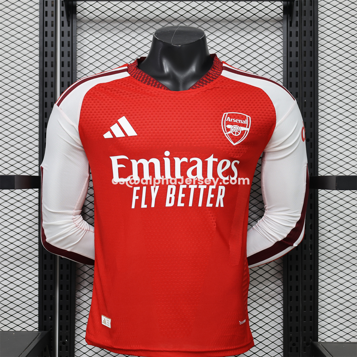 AJ-AlphaJersey-Arsenal 26-27 Home Long Sleeves Jersey - Player Version