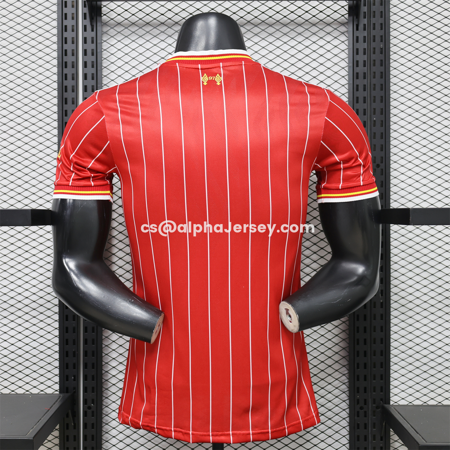 AJ-AlphaJersey-Liver.pool 26-27 Terrace Icon Retro Casual Style Red Jersey - Player Version