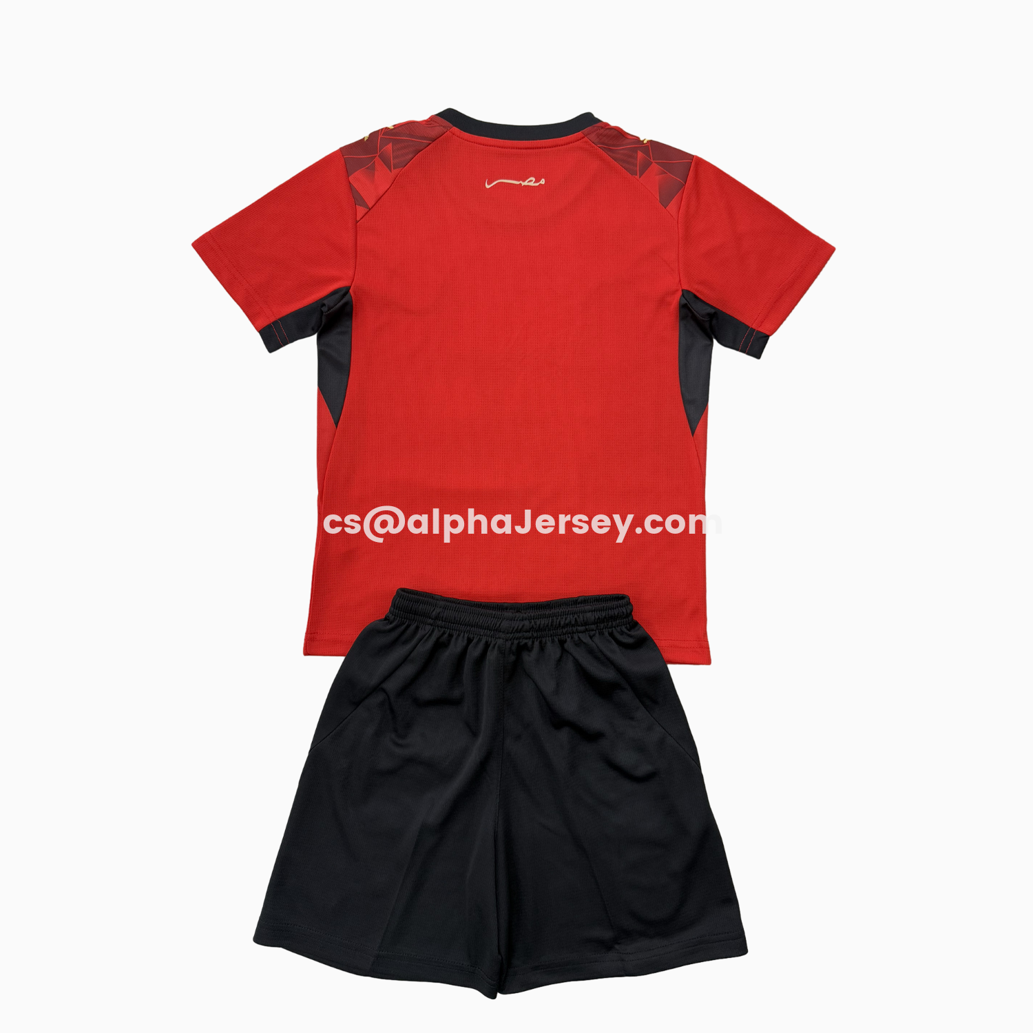 AJ-AlphaJersey-Egypt 2026 Home Kids Kit