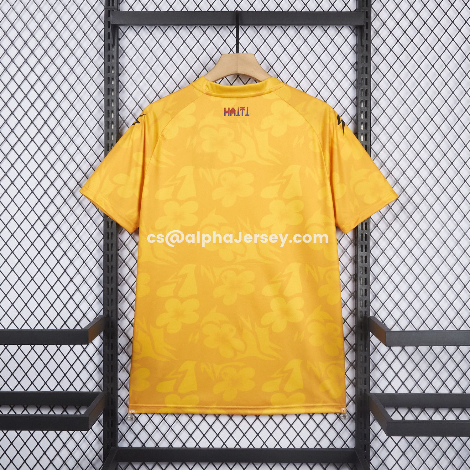 AJ-AlphaJersey-Haiti 26-27 Yellow Goalkeeper Jersey - Fans Version