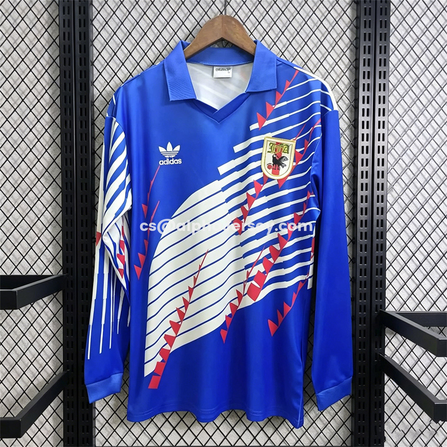 AJ-AlphaJersey-Retro Japan 1994 Home Long Sleeves Jersey