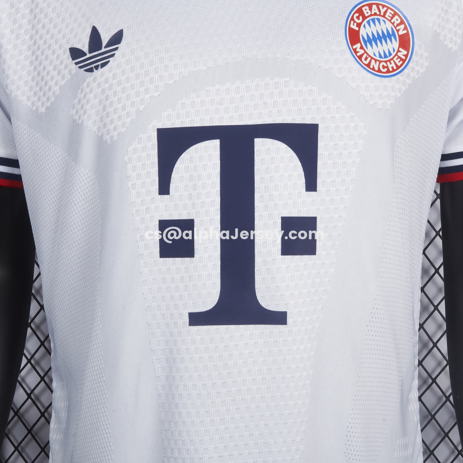 AJ-AlphaJersey-Bayern Munich 26-27 Away White Jersey - Player Version