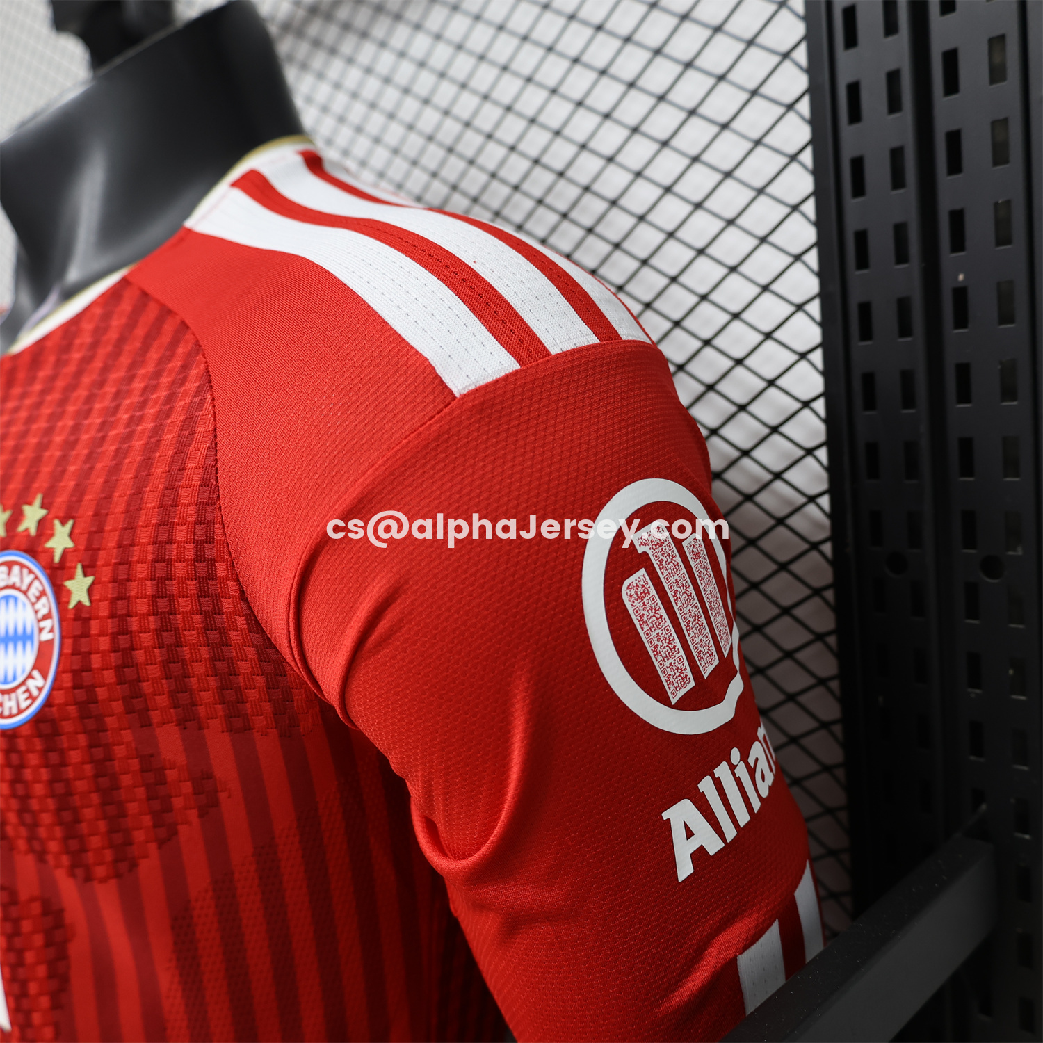 AJ-AlphaJersey-Bayern Munich 26-27 Home Long Sleeves Jersey - Player Version
