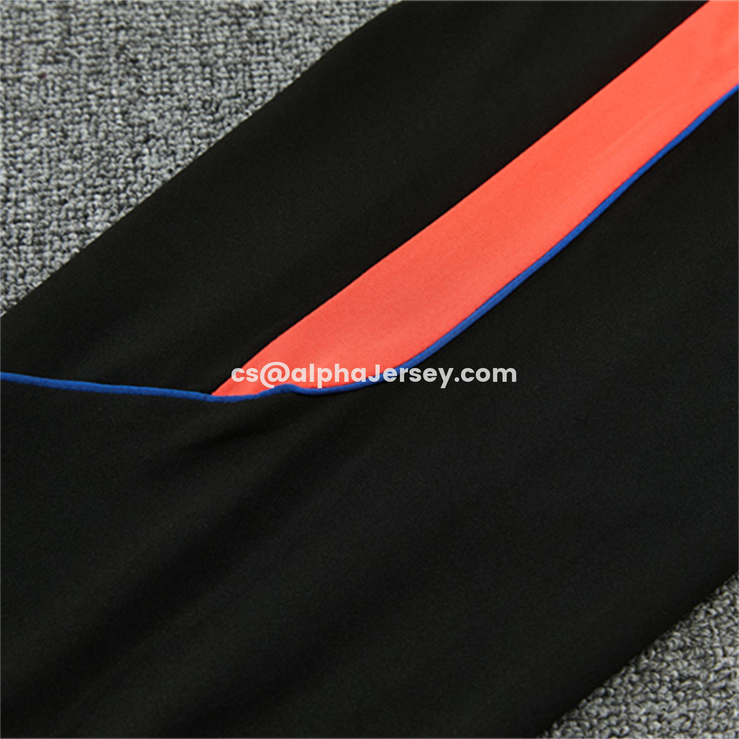 AJ-AlphaJersey-Paris Saint-Germain 26-27 Kids Long Sleeves Training Set - Black With Pink Top & Pants