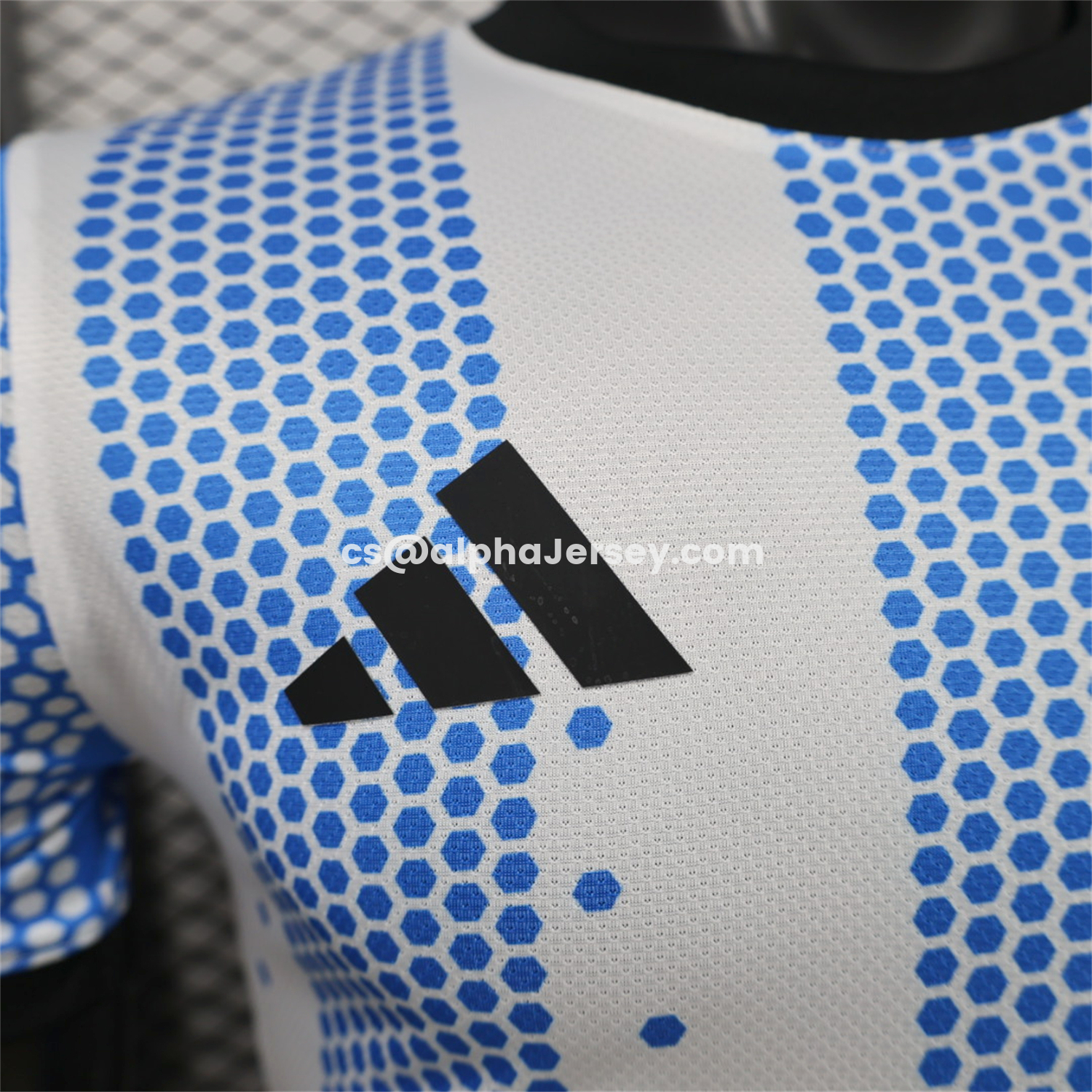 AJ-AlphaJersey-Argentina 2026 Light Blue And White Stripes Special Jersey - Player Version