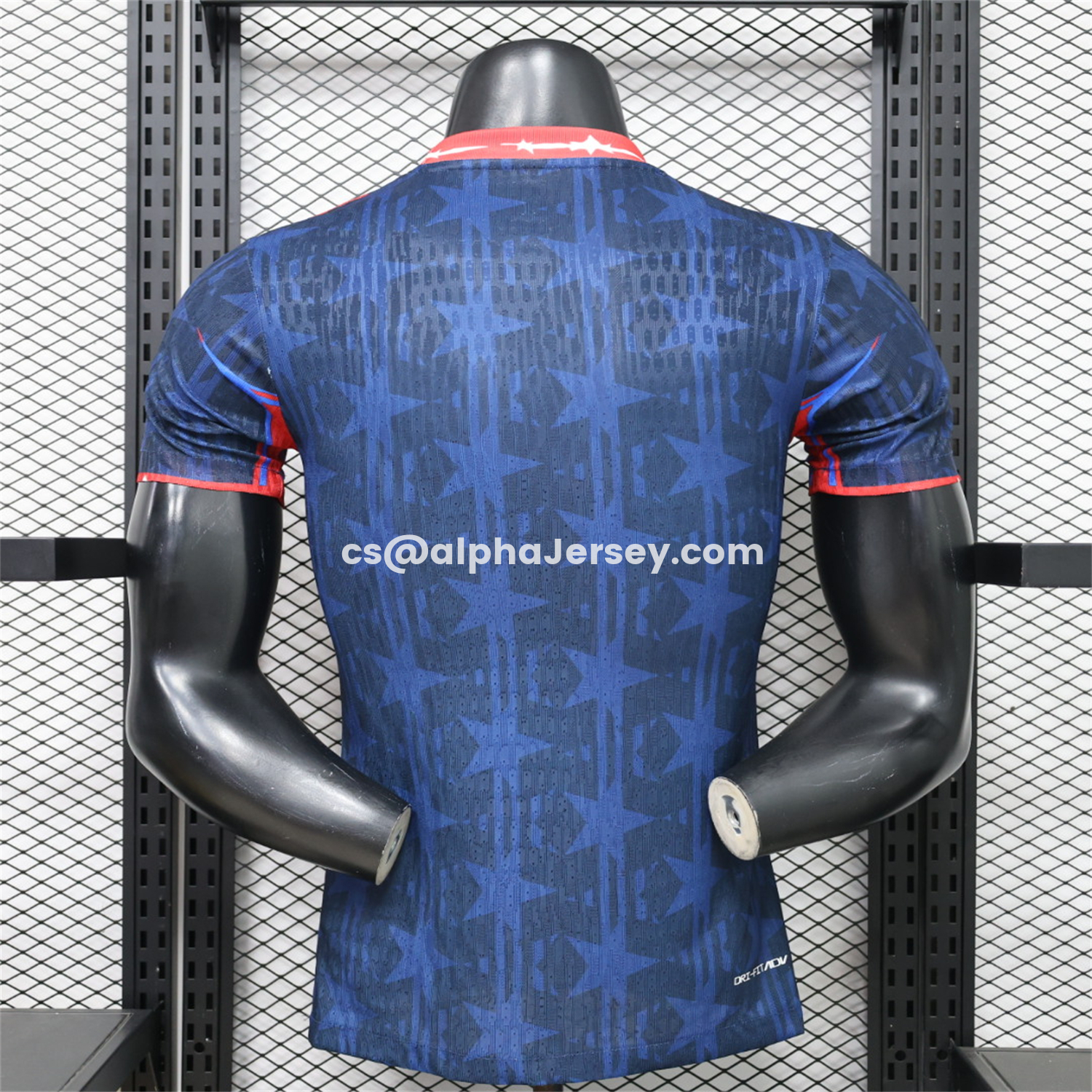 AJ-AlphaJersey-Paris Saint-Germain PSG 26-27 Blue Star Pattern Special Jersey - Player Version