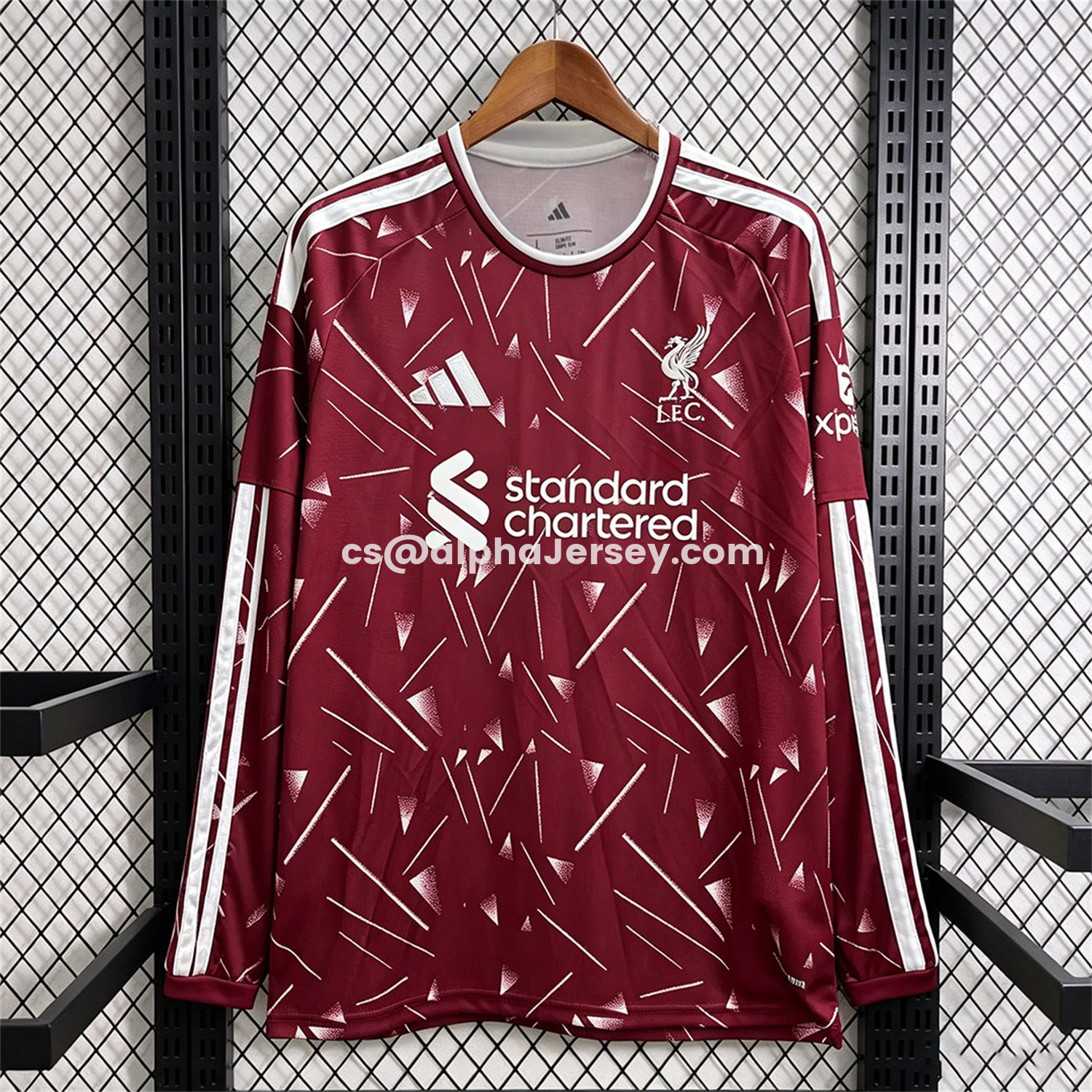 AJ-AlphaJersey-Liver.pool 26-27 Home Long Sleeves Jersey - Fans Version