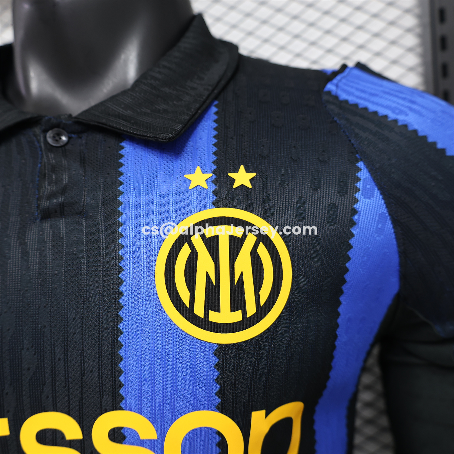 AJ-AlphaJersey-Inter Milan 26-27 Home Long Sleeves Jersey - Player Version