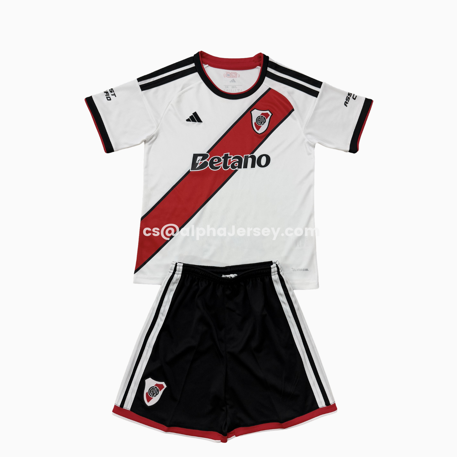 AJ-AlphaJersey-River Plate 26-27 Home Men's Adult Jersey Set - Fans Version