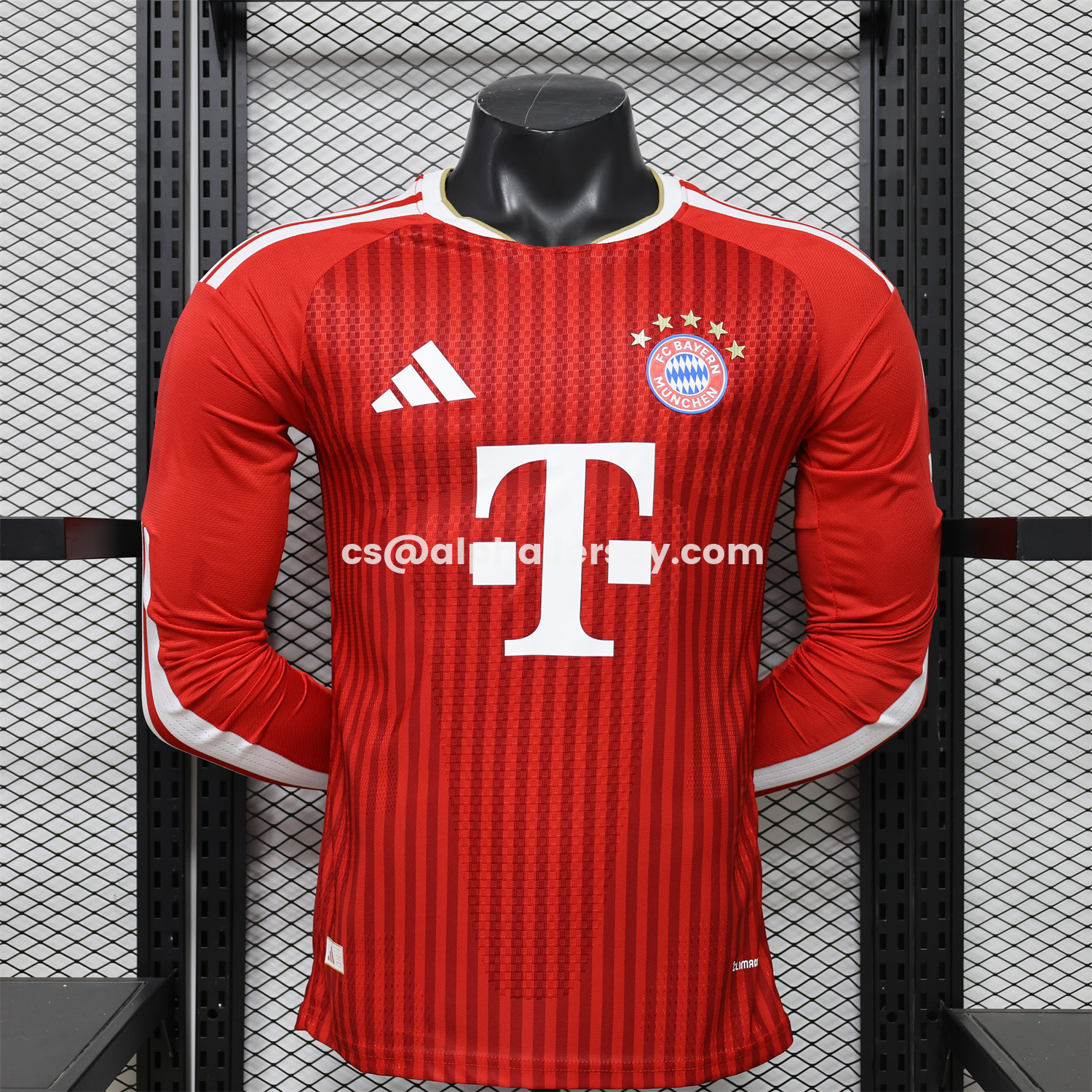 AJ-AlphaJersey-Bayern Munich 26-27 Home Long Sleeves Jersey - Player Version