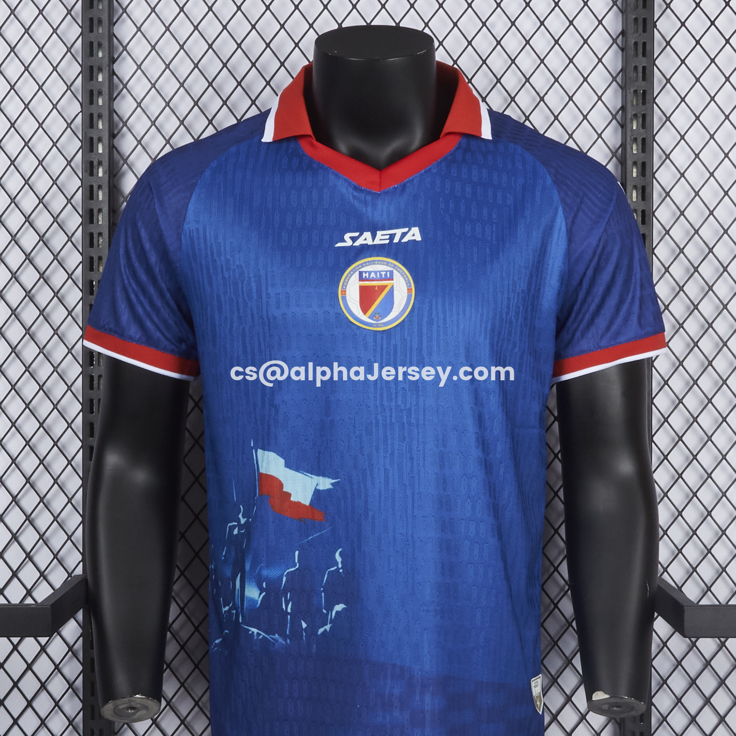 AJ-AlphaJersey-Haiti 2026 Home Jersey - Player Version