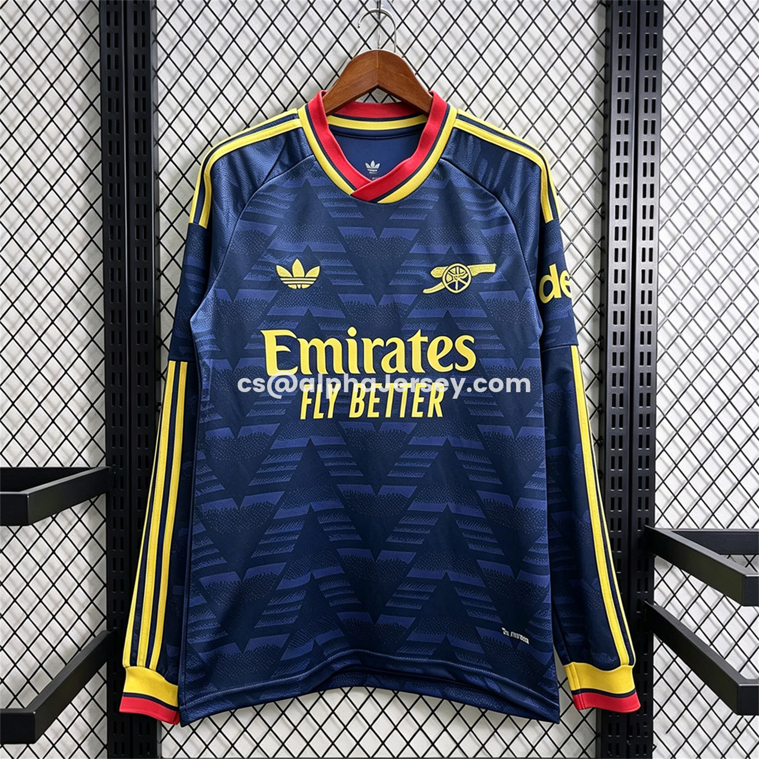 AJ-AlphaJersey-Arsenal 26-27 Away Long Sleeves Jersey - Fans Version