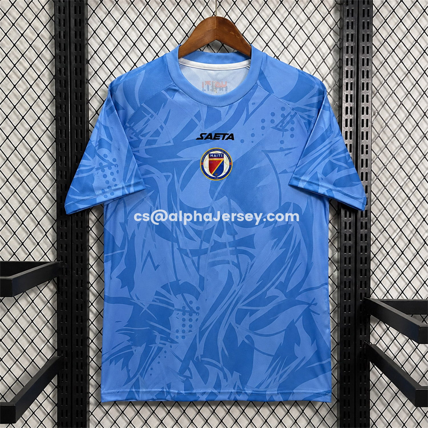 AJ-AlphaJersey-Haiti 26-27 Blue Goalkeeper Jersey - Fans Version