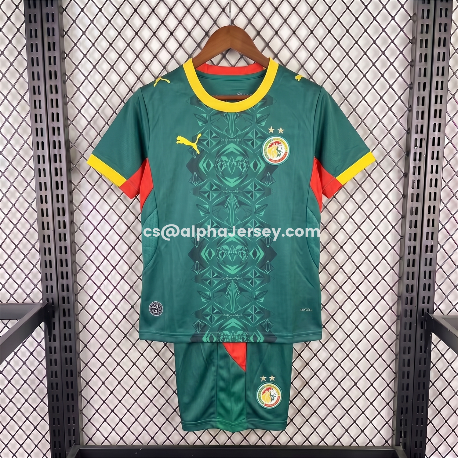 AJ-AlphaJersey-Senegal 2026 Home Kids Kit