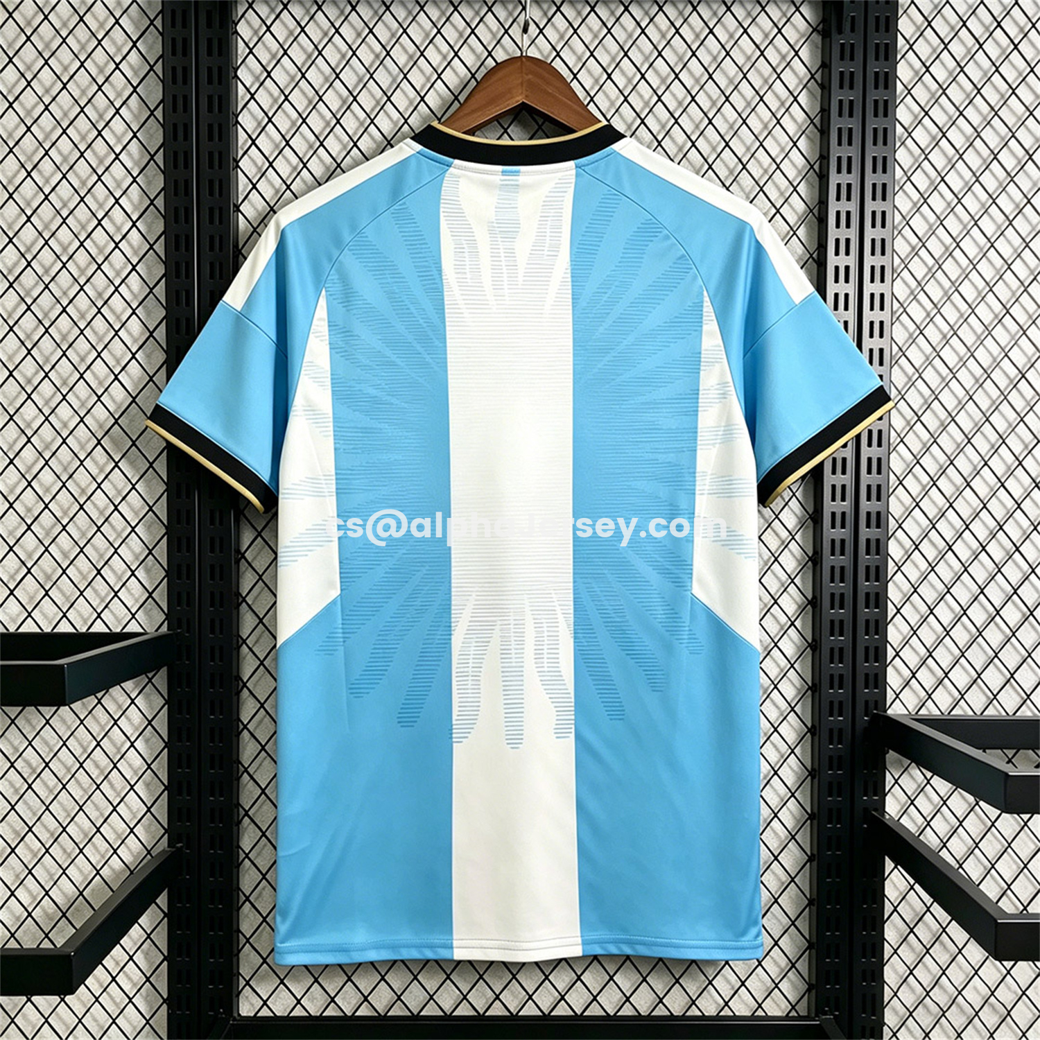 AJ-AlphaJersey-Argentina 2026 Blue White Vertical Stripes Special Jersey - Fans Version