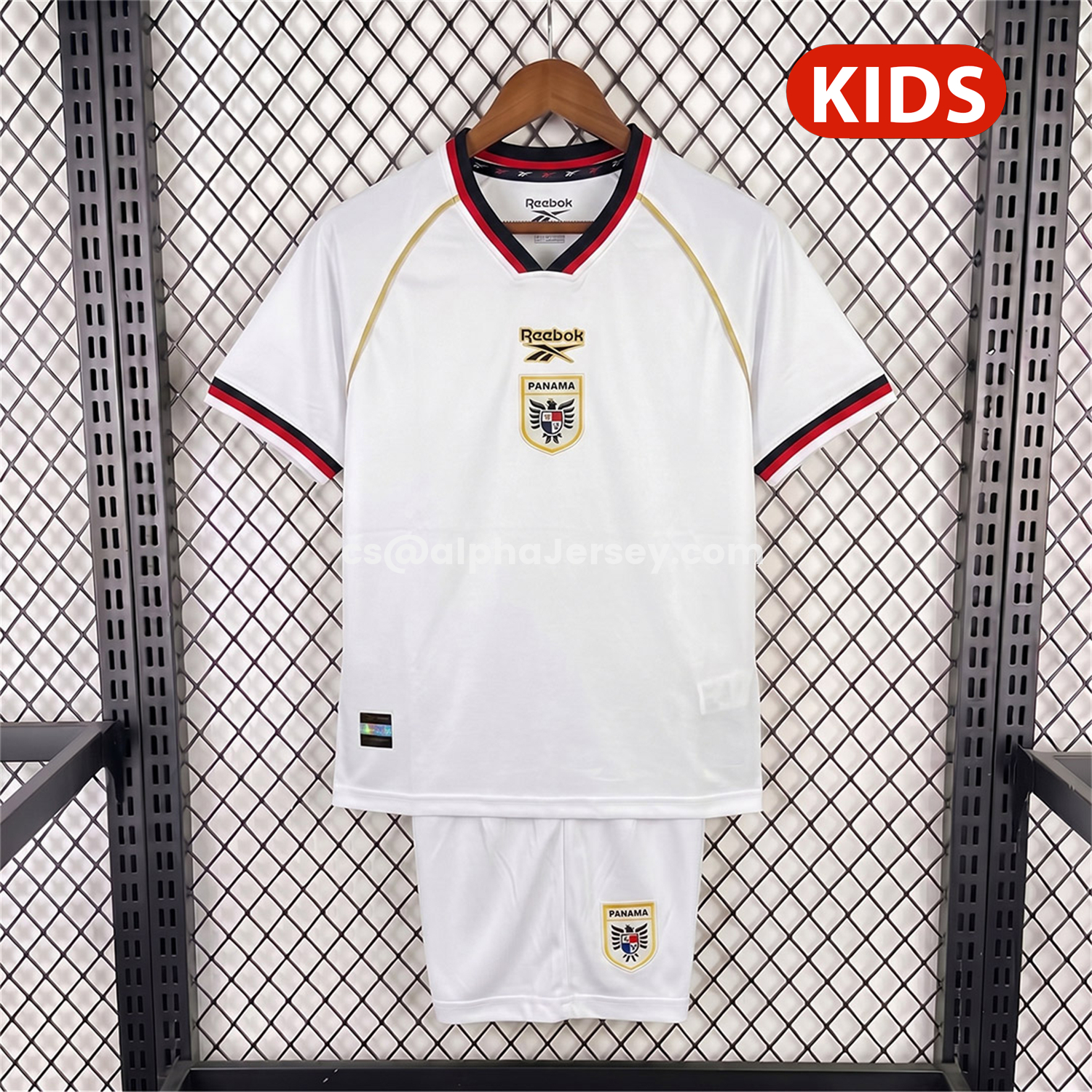 AJ-AlphaJersey-Panama 2026 Third Kids Kit