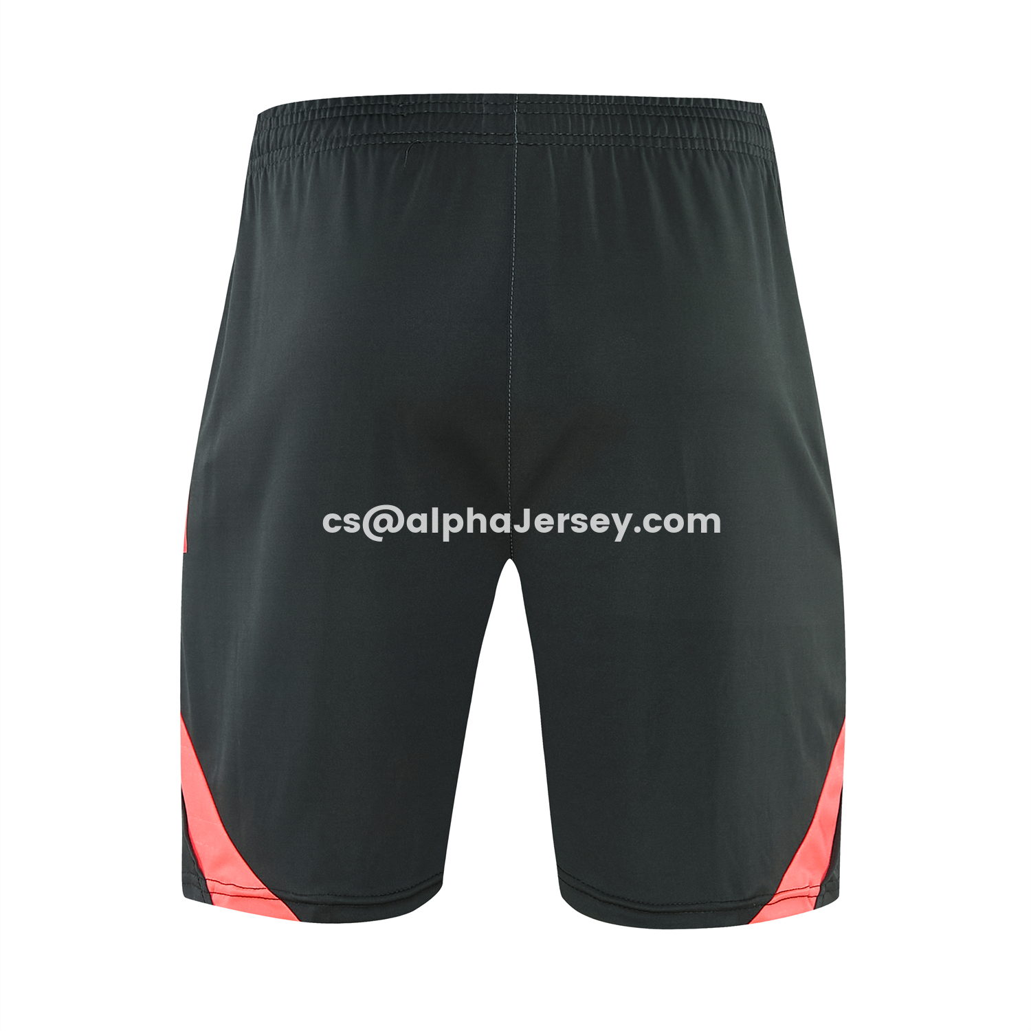AJ-AlphaJersey-Bayern Munich 25-26 Vest Training Set - Coral With Black Accents Top & Black With Coral Accents Pants