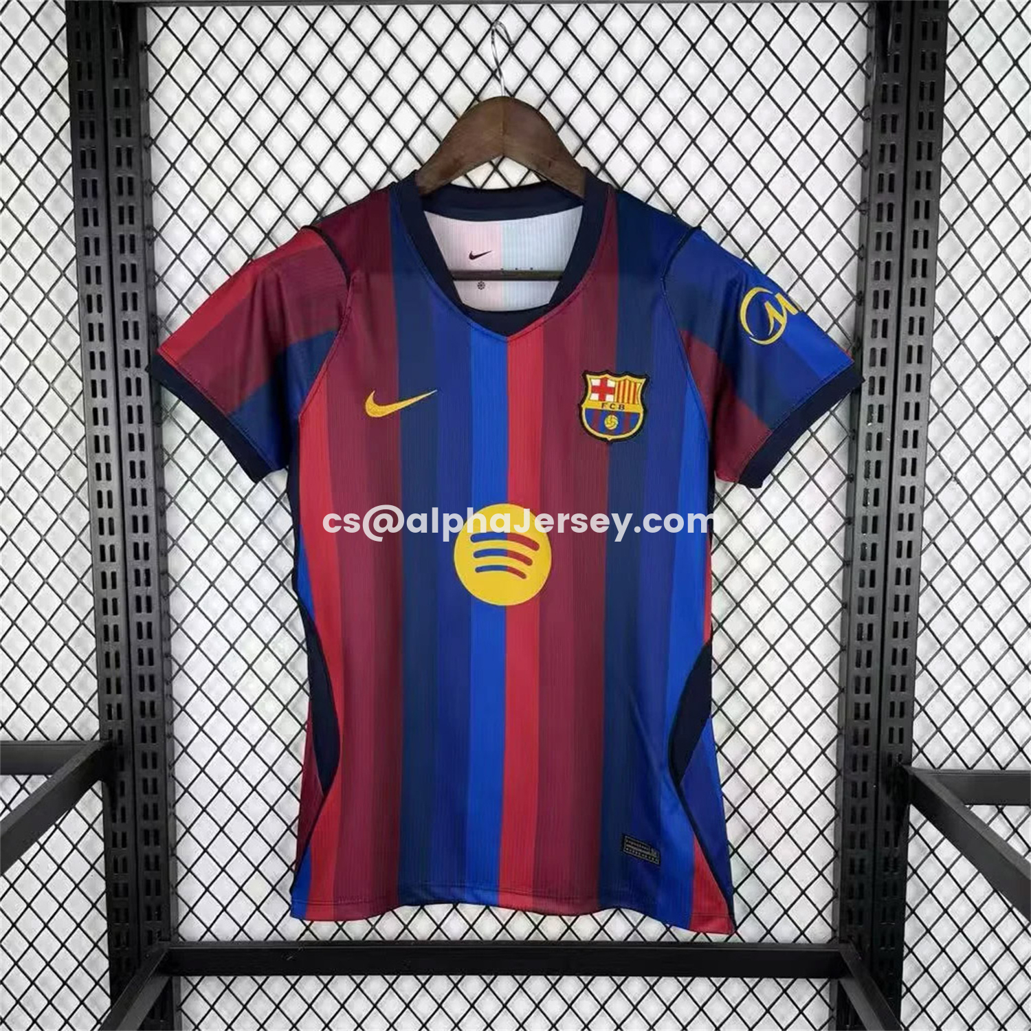 AJ-AlphaJersey-Women's Barcelona 26-27 Home Jersey - Fans Version