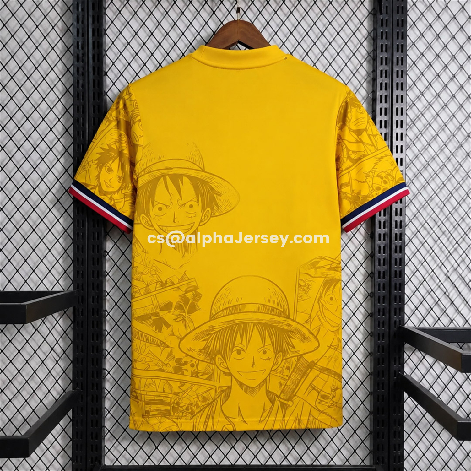 AJ-AlphaJersey-Japan 2026 Red Shirt Luffy Yellow Blue Special Jersey - Fans Version